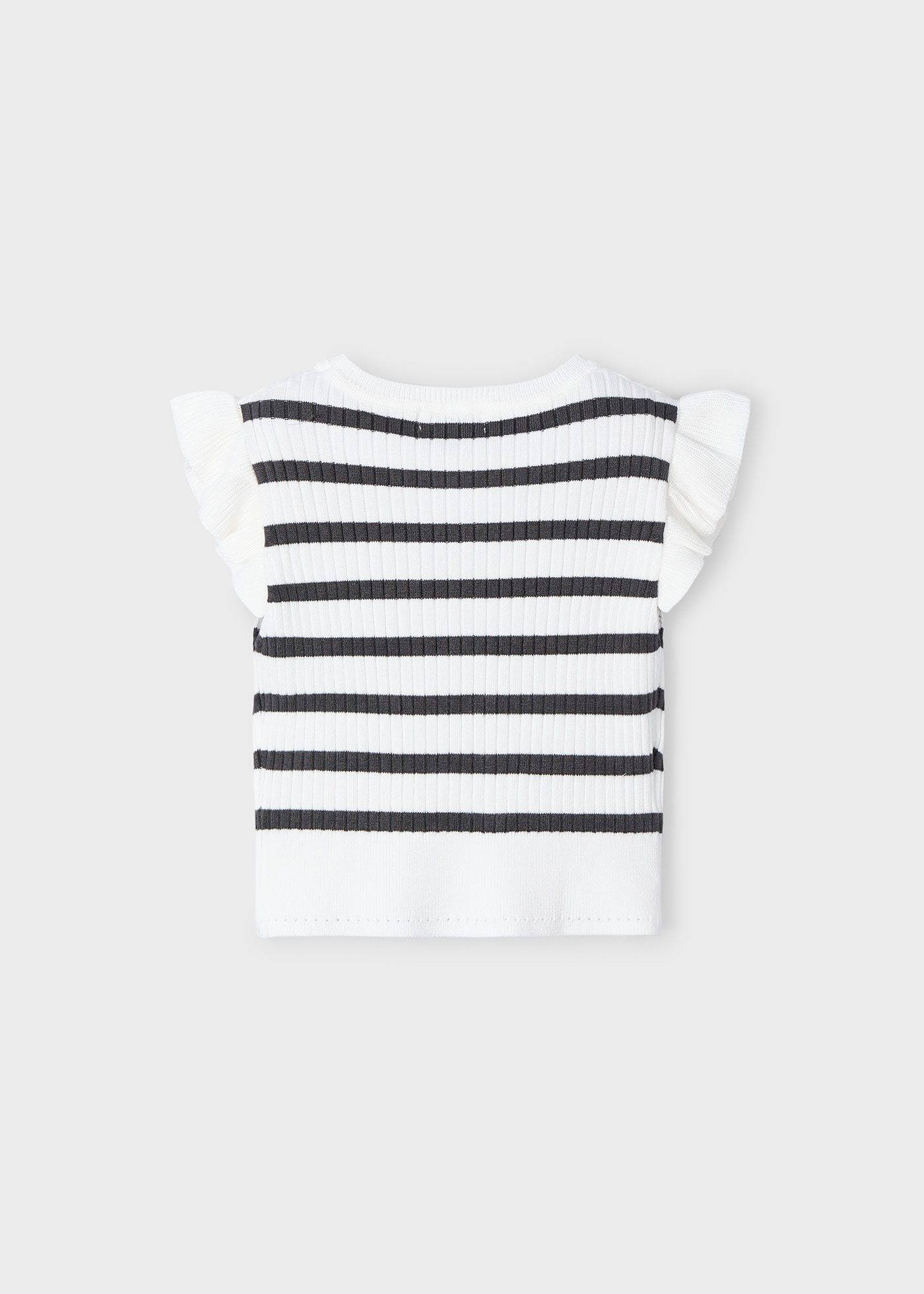 Girl Ribbed Knit Top