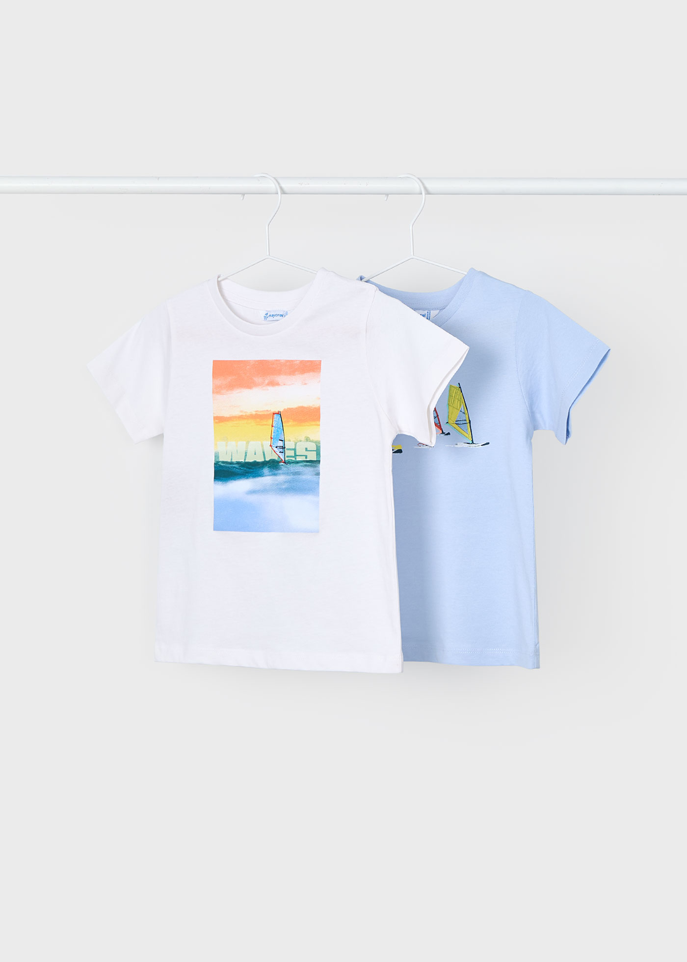 Boy set of 2 sailboat t-shirts