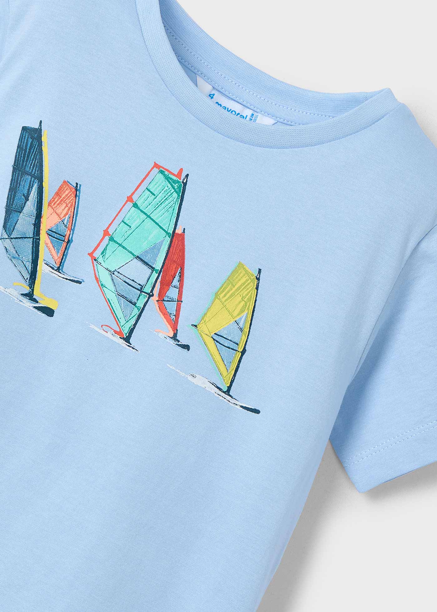 Boy set of 2 sailboat t-shirts