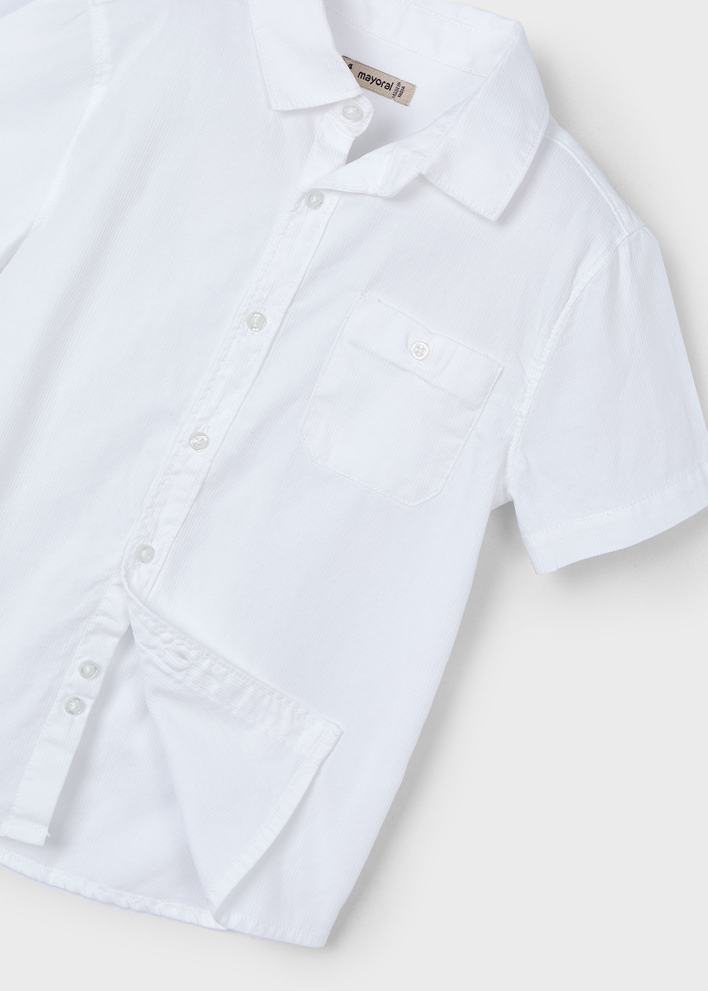 Camisa elegante bolso menino