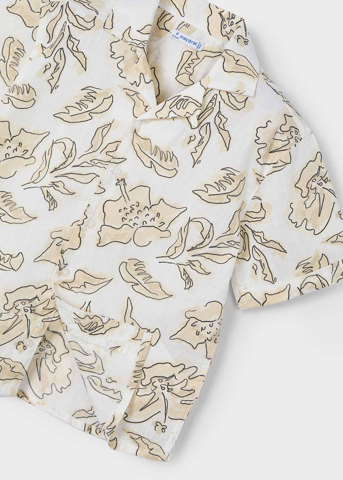Camicia stampata casual bambino