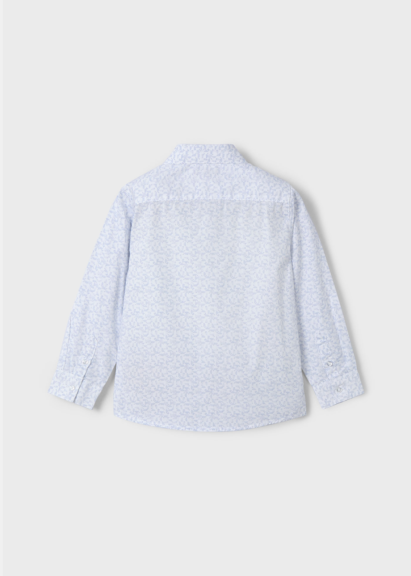 Boy long sleeved print shirt