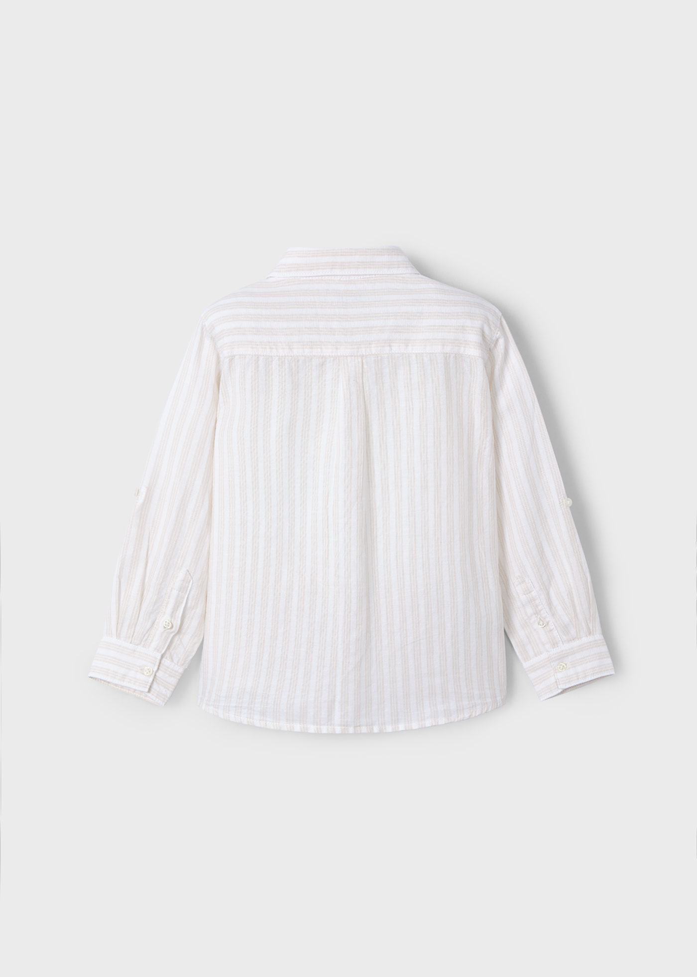 Boy Long Sleeve Linen Shirt