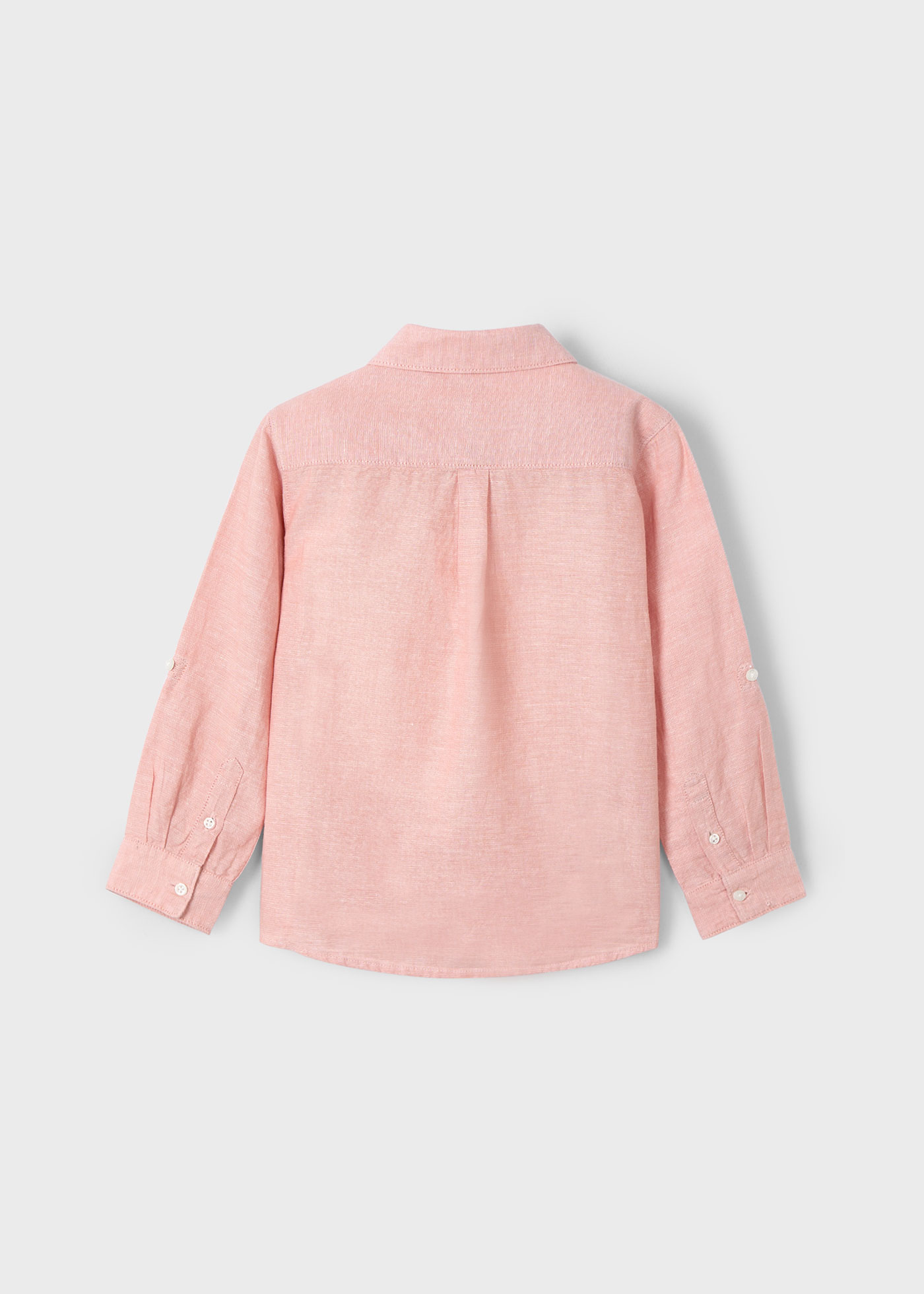 Boy Long Sleeve Linen Shirt