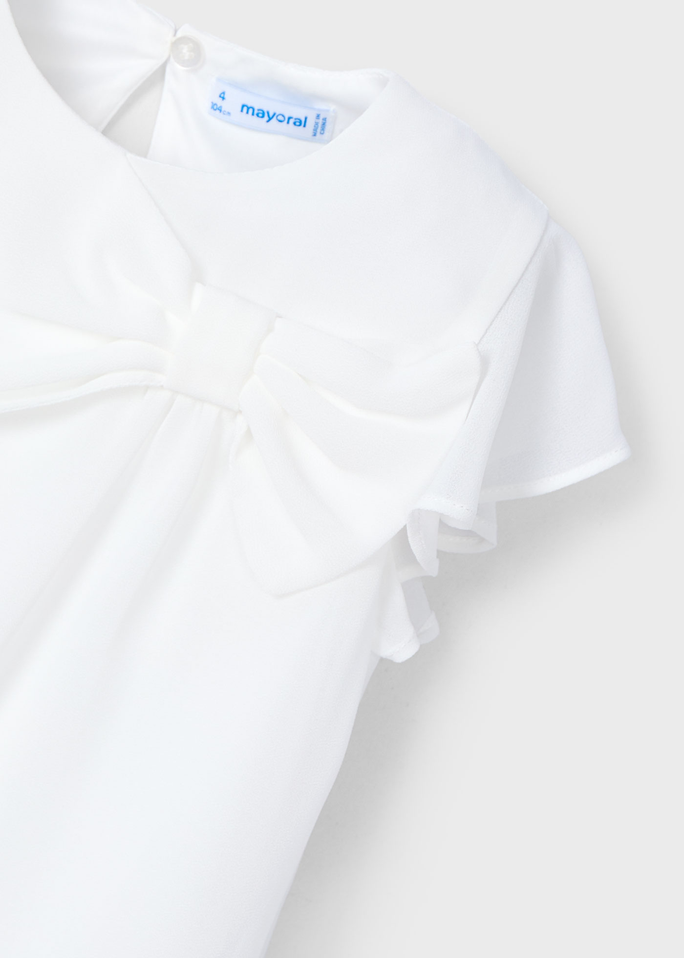 Girl bow detail blouse