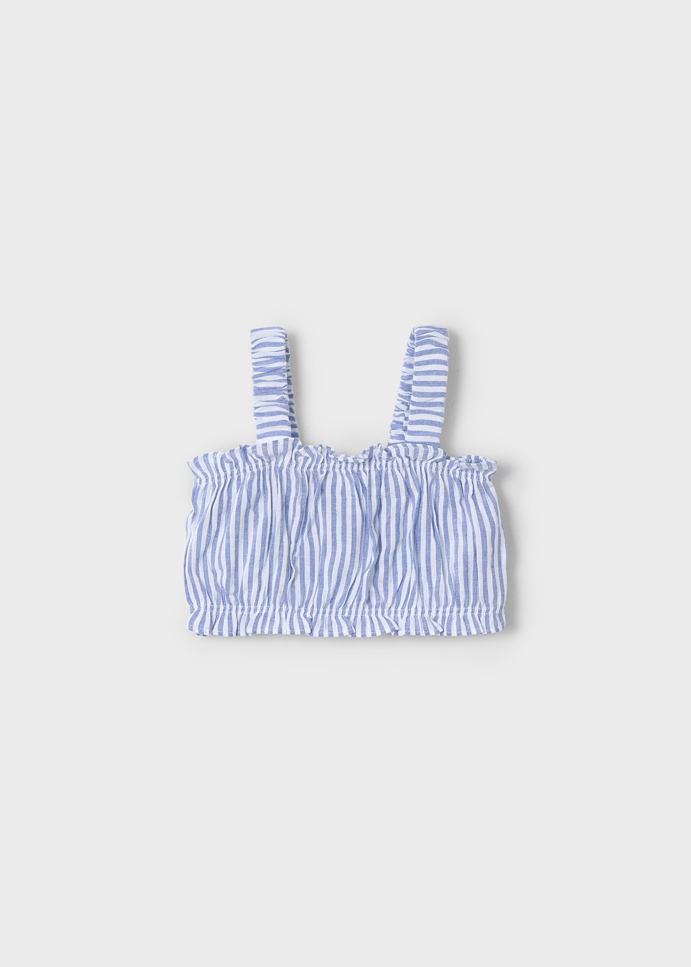 Blusa con top righe bambina