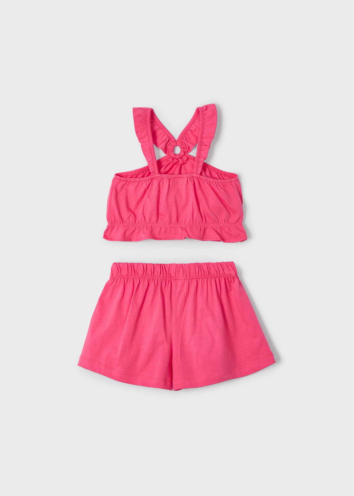 Conjunto calção e top argola menina