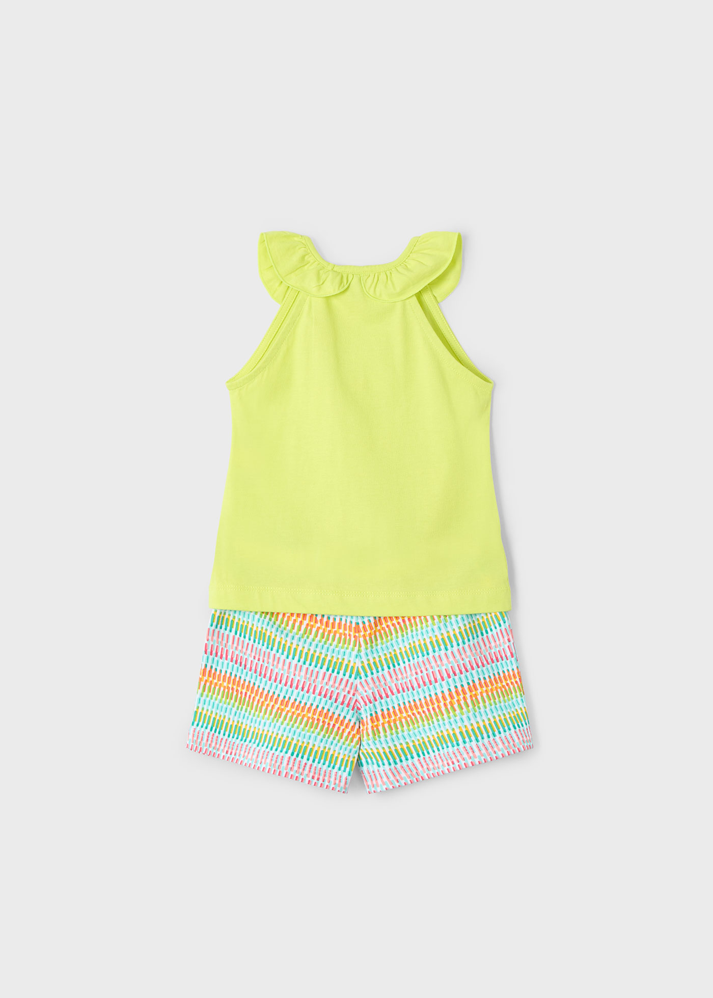 Conjunto pantalón corto y camiseta helado niña