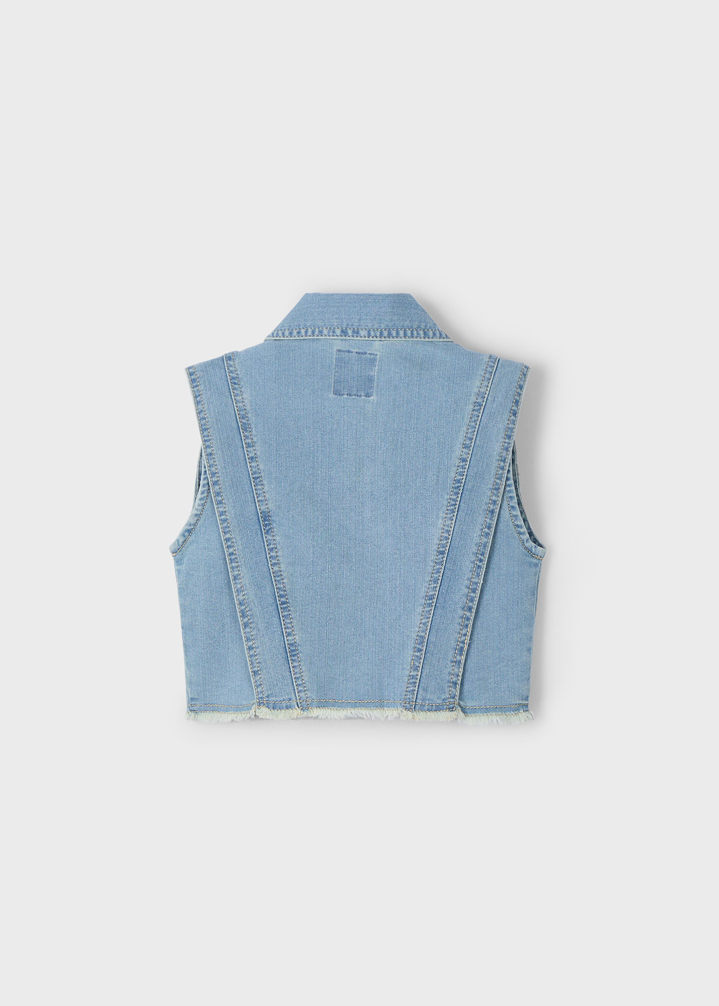 Gilet en denim fille