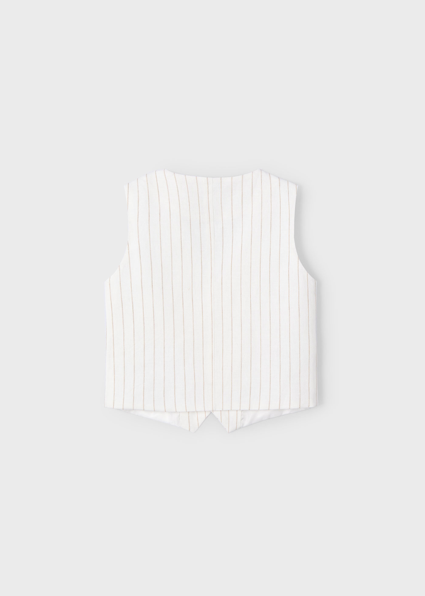 Boy Linen Suit Vest