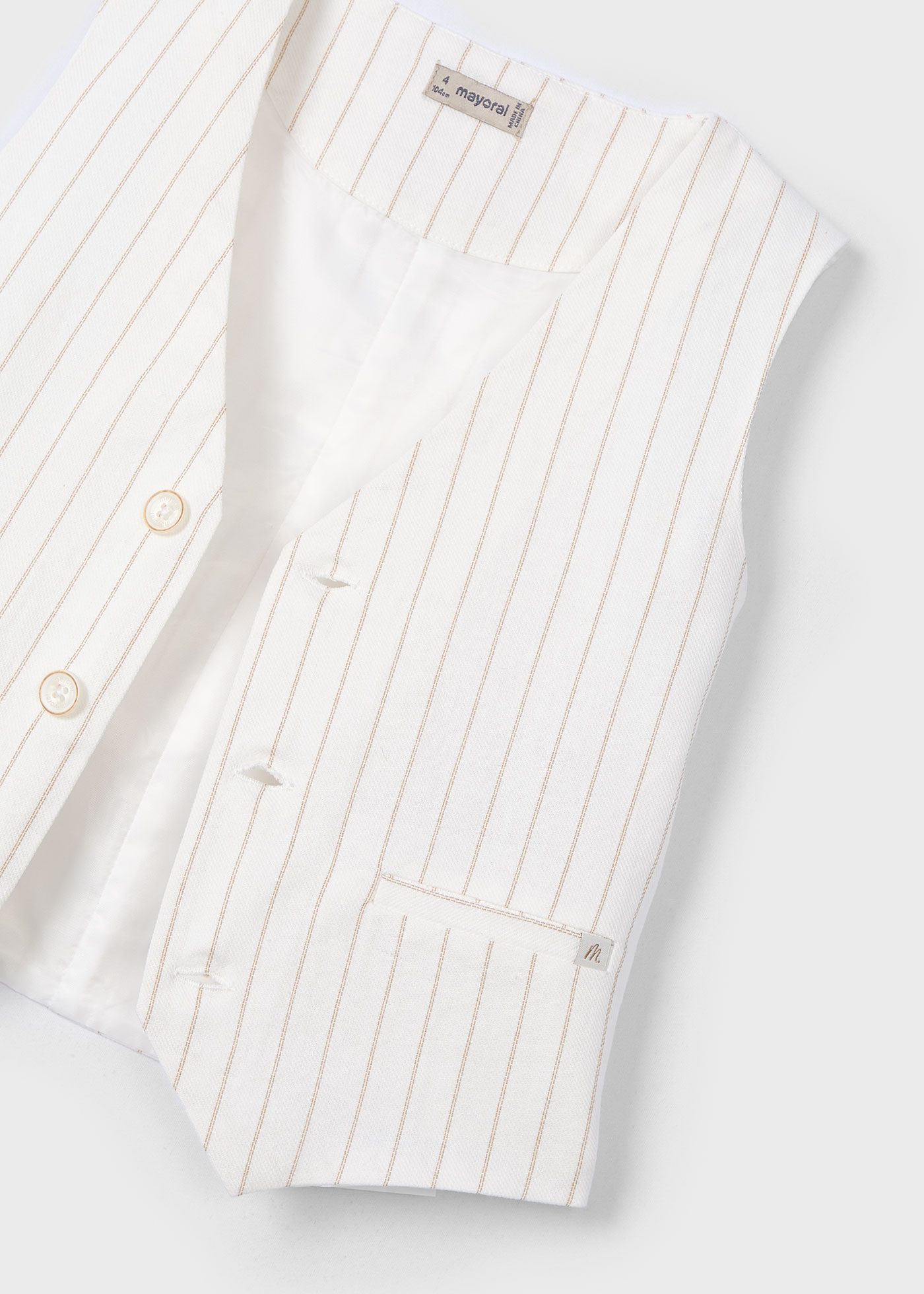 Gilet elegante lino bambino