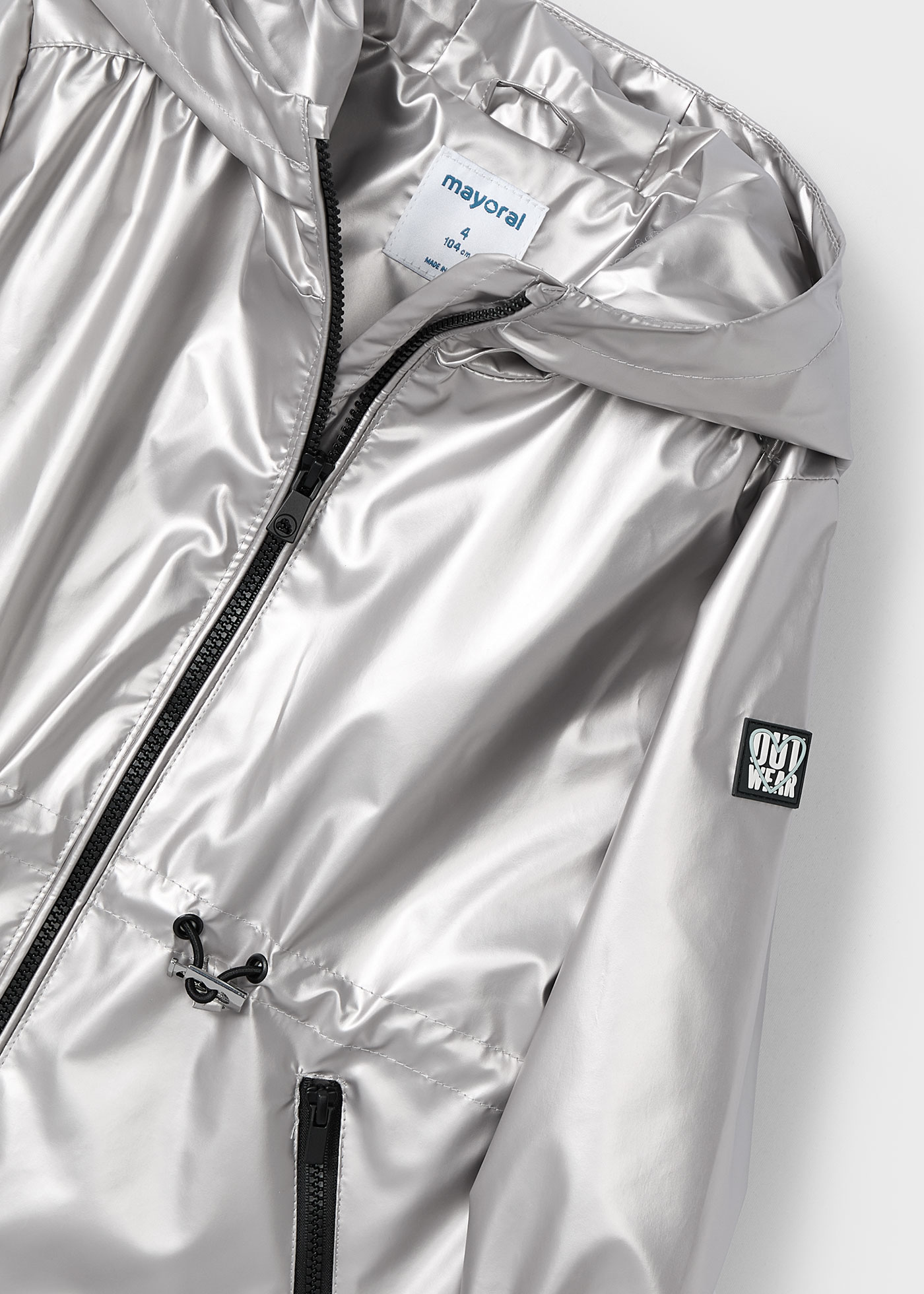 Parka capuz menina