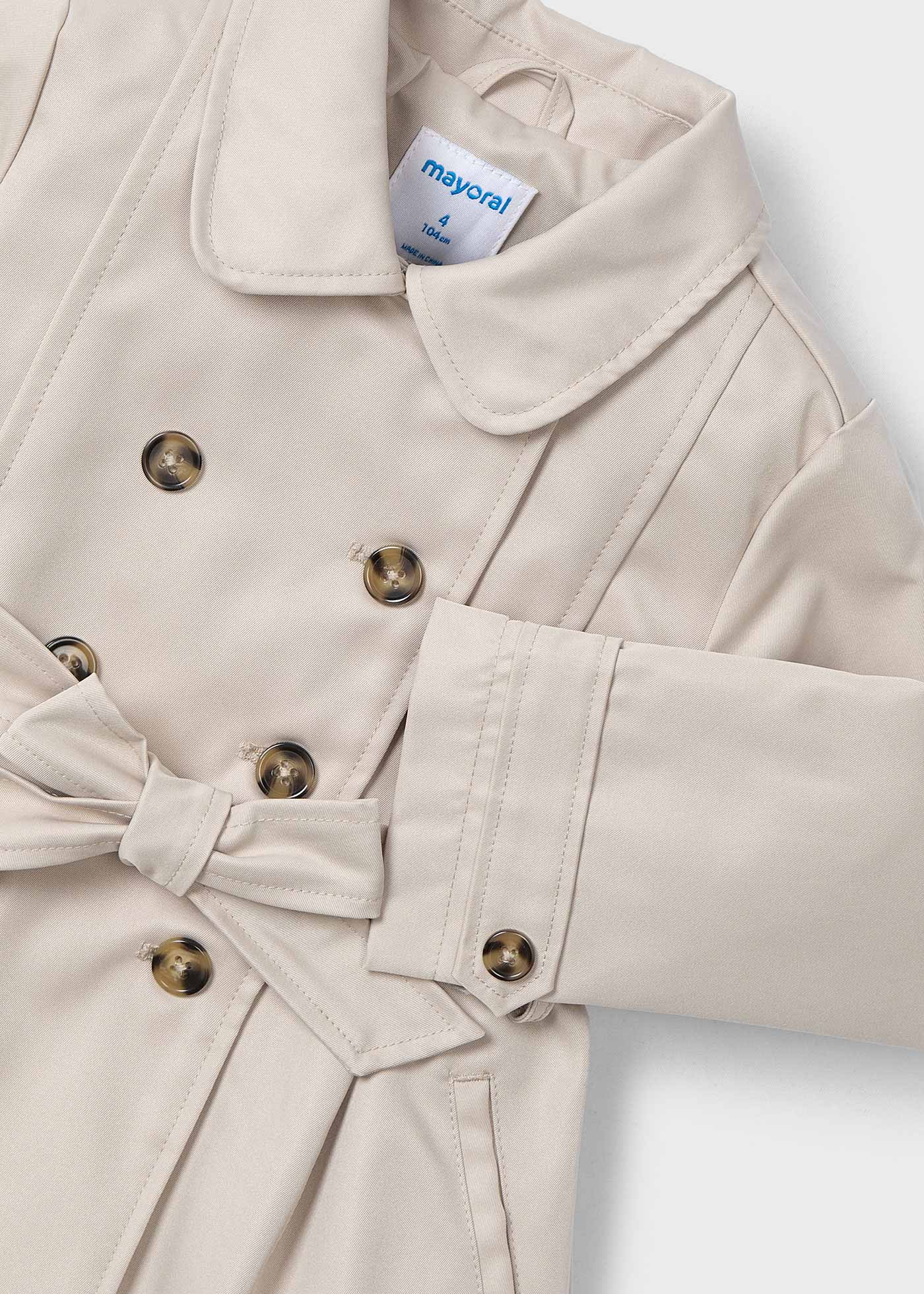 Girl Belted Trench Coat