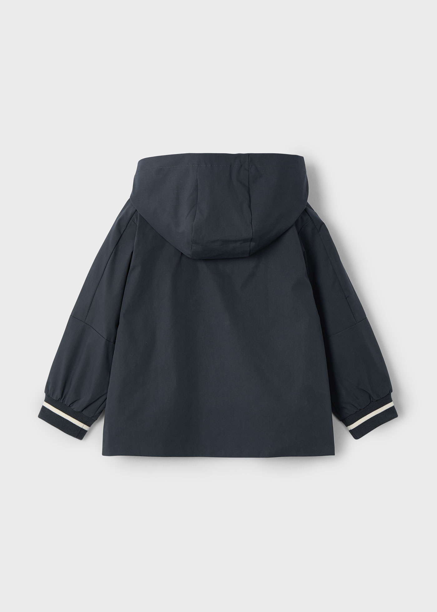 Boy Windbreaker with Contrast Cuffs