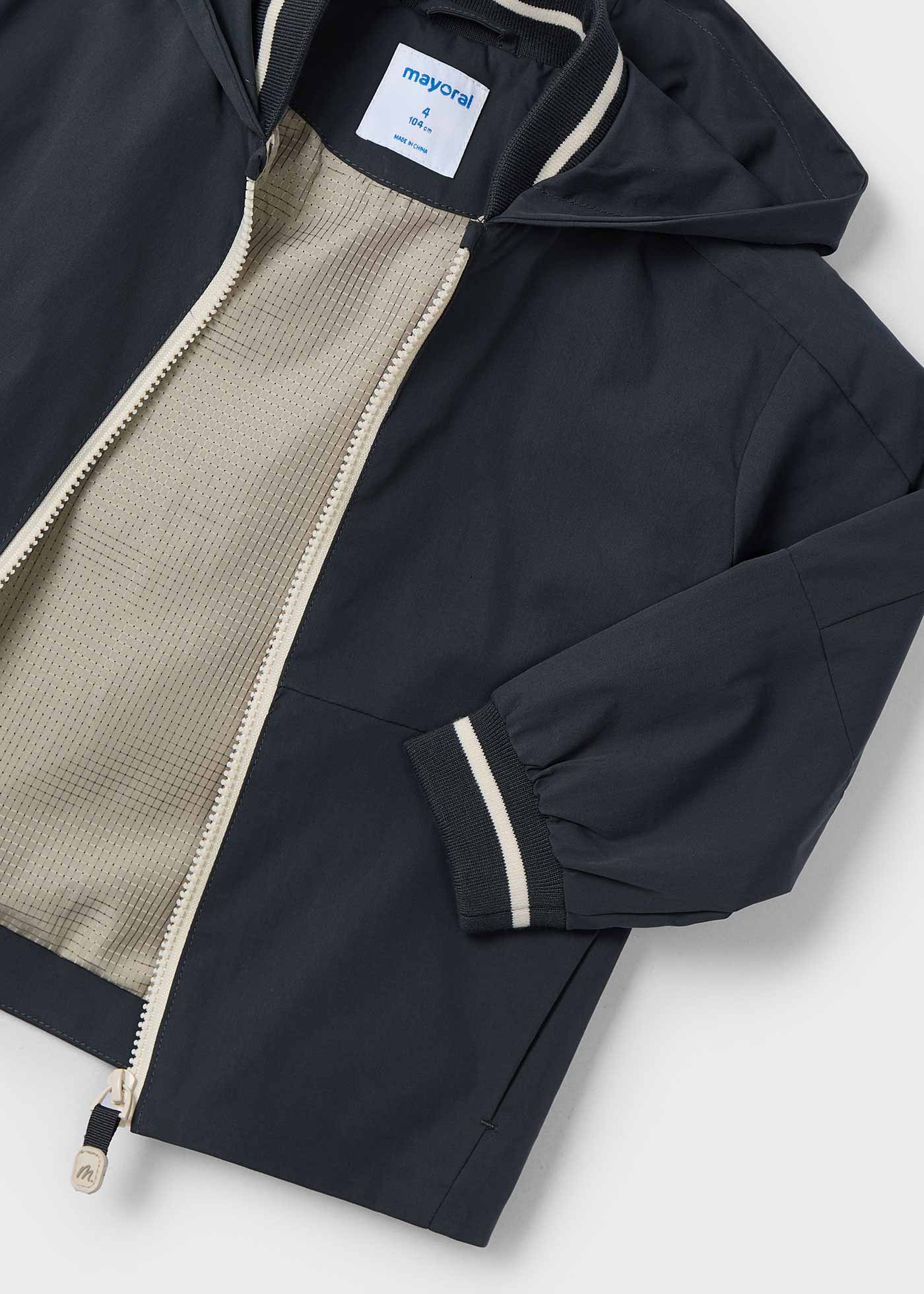 Boy contrast cuff windbreaker