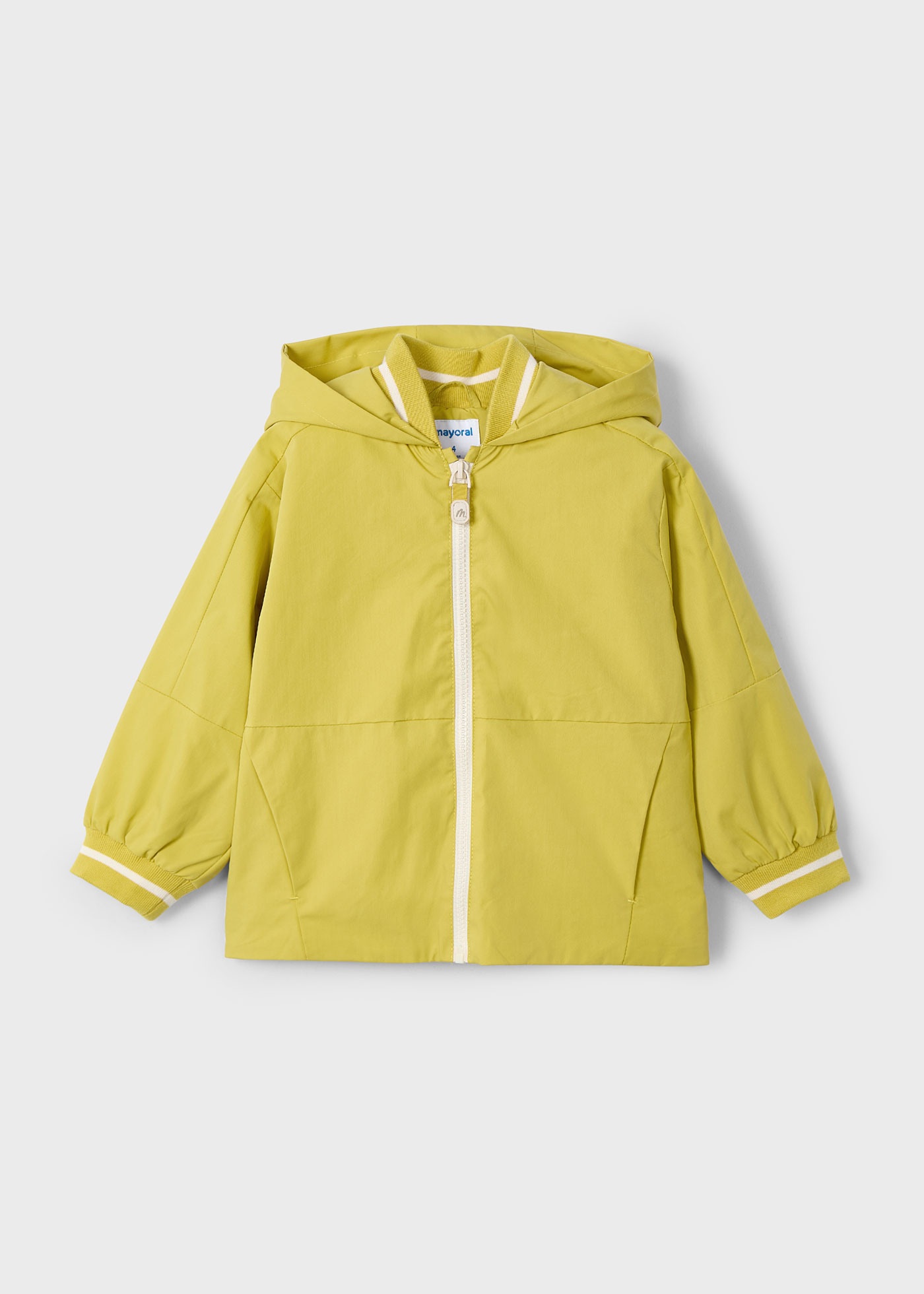 Boy Windbreaker with Contrast Cuffs