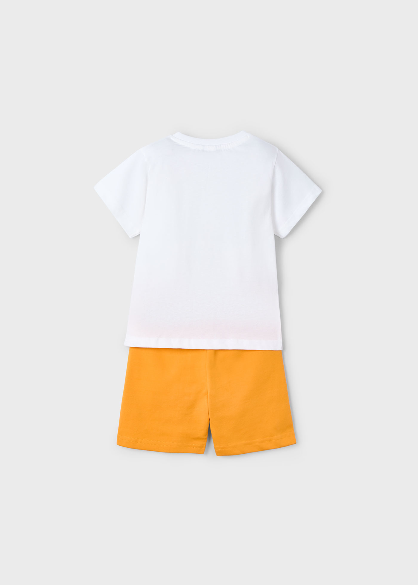 Boy skateboard print shorts and t-shirt set