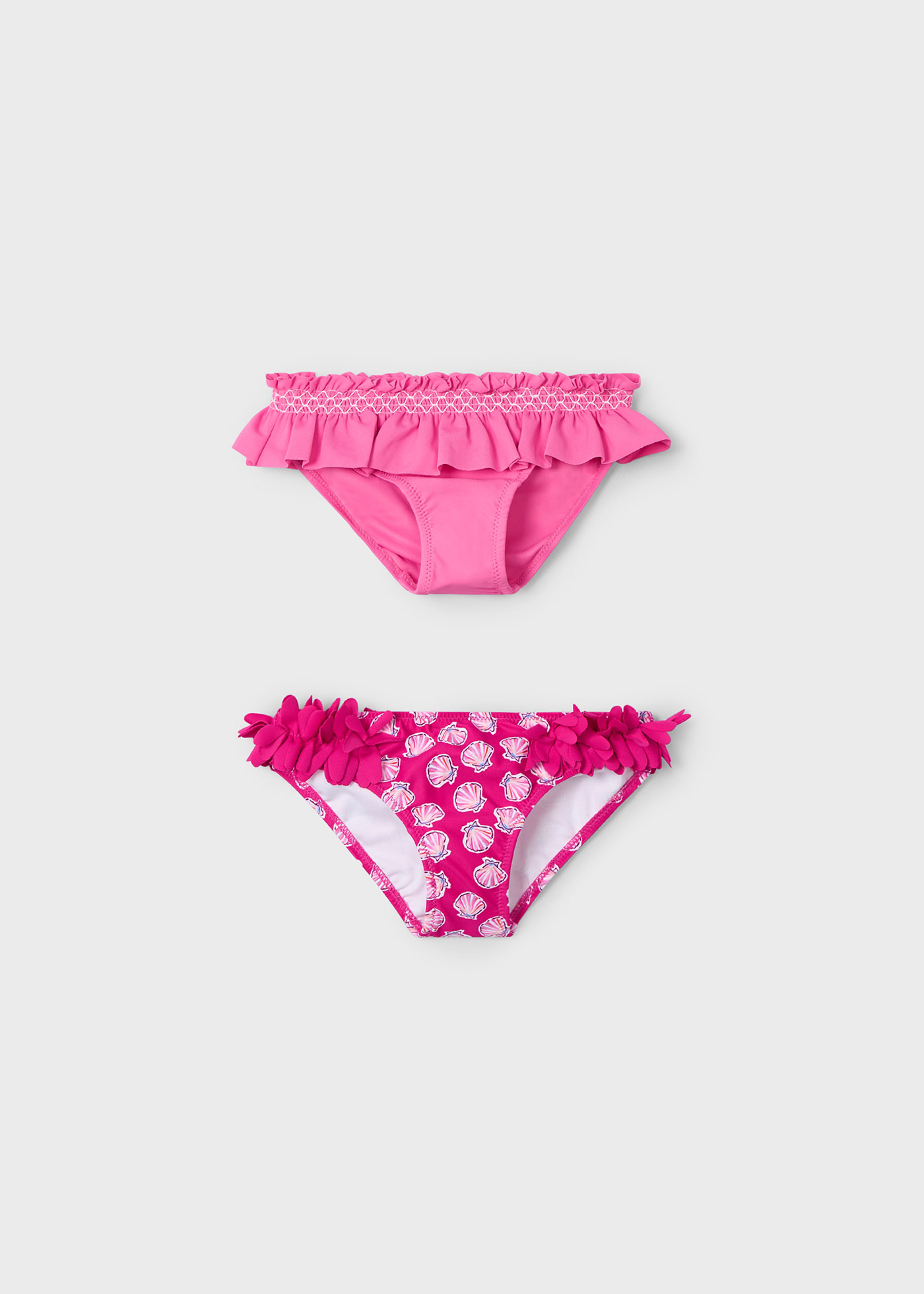 Set 2 maillots de bain culotte fille