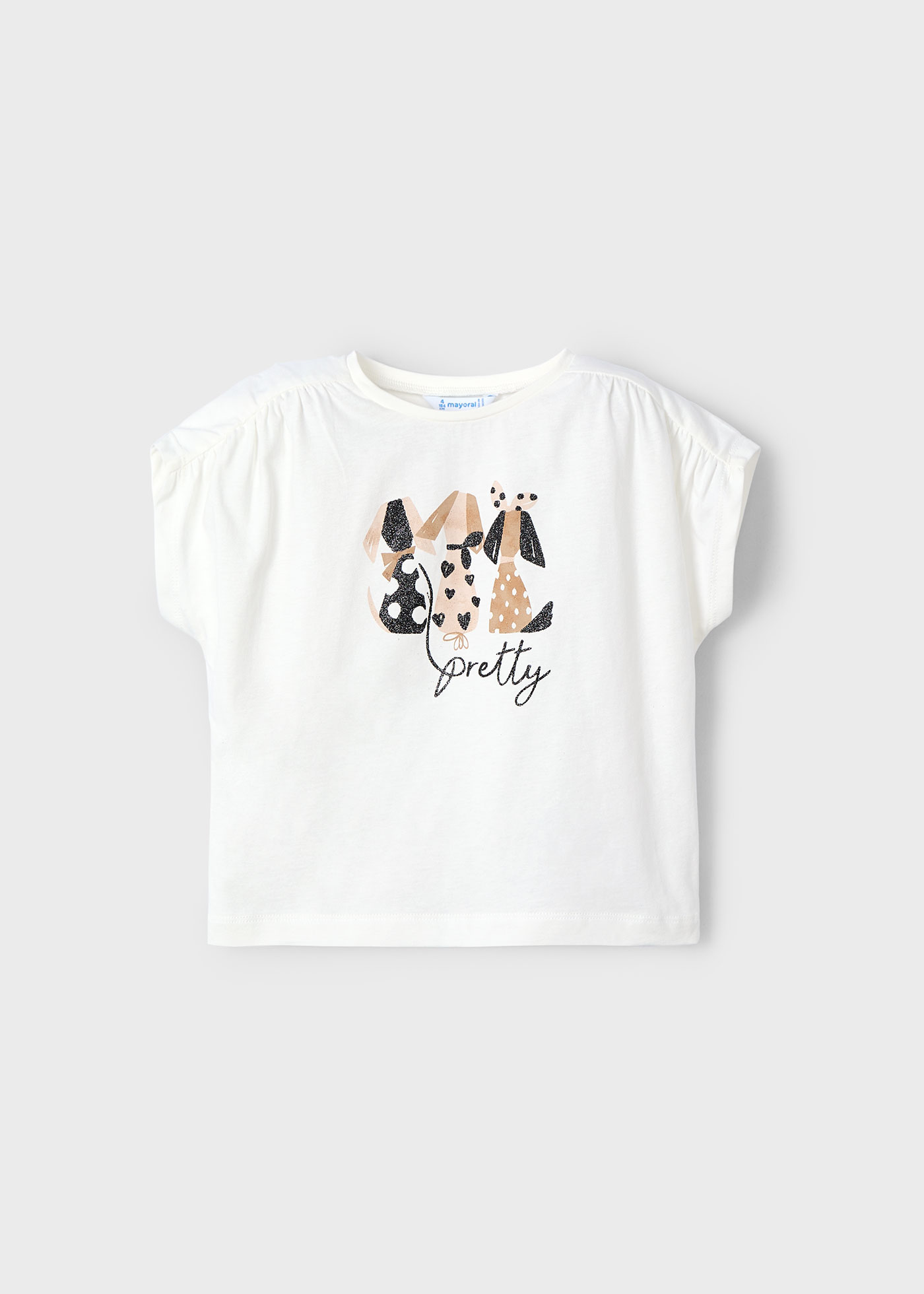 Girl 3 piece puppy print set