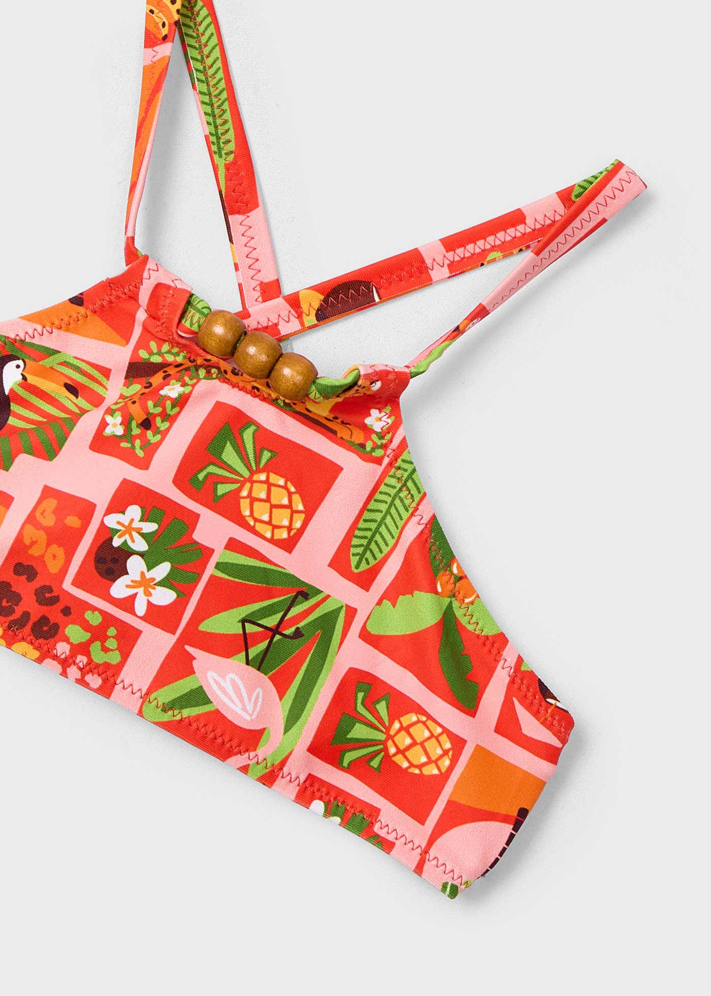 Bikini estampado laço menina