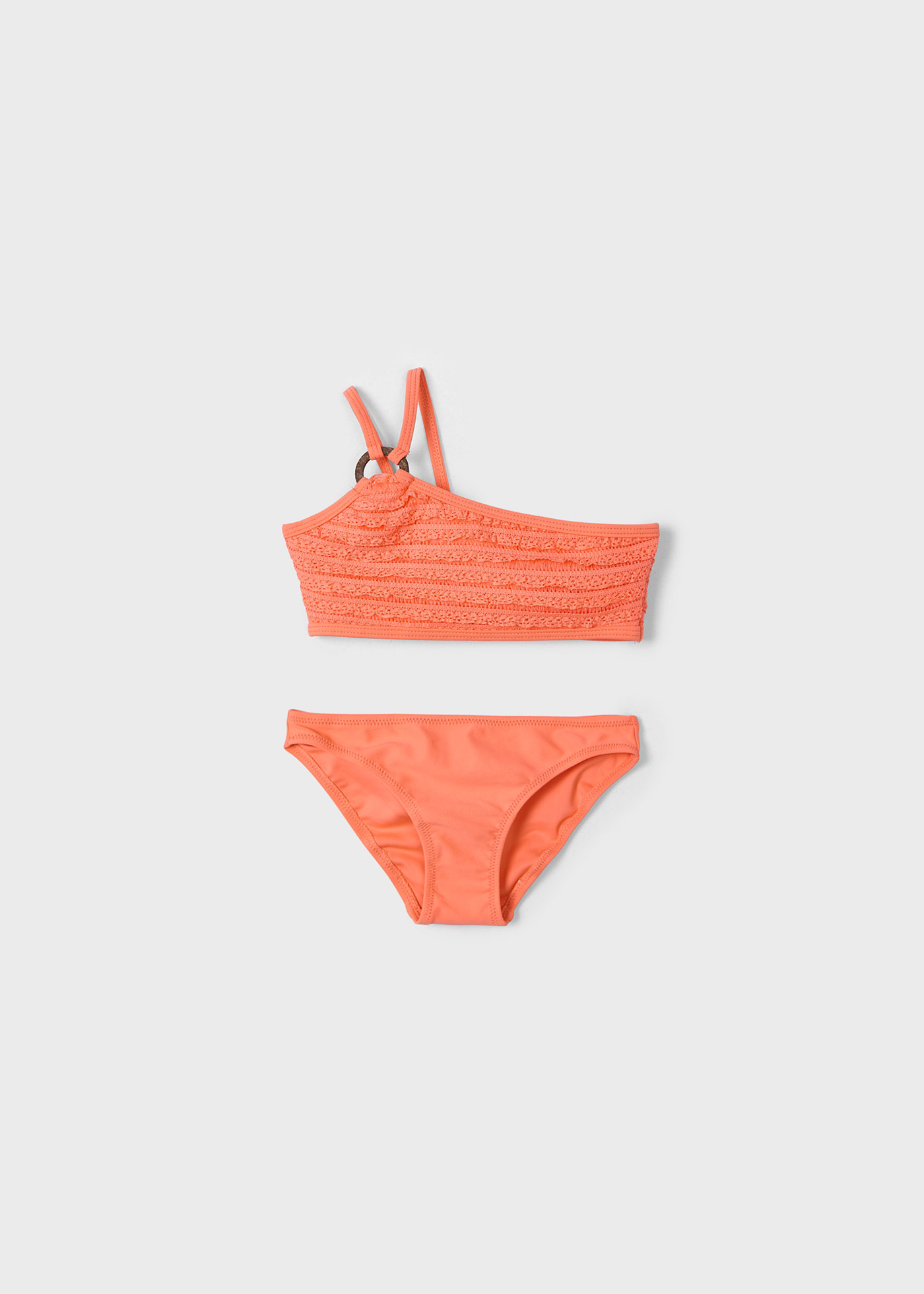 Girl Ruffle Bikini with Ring Detail