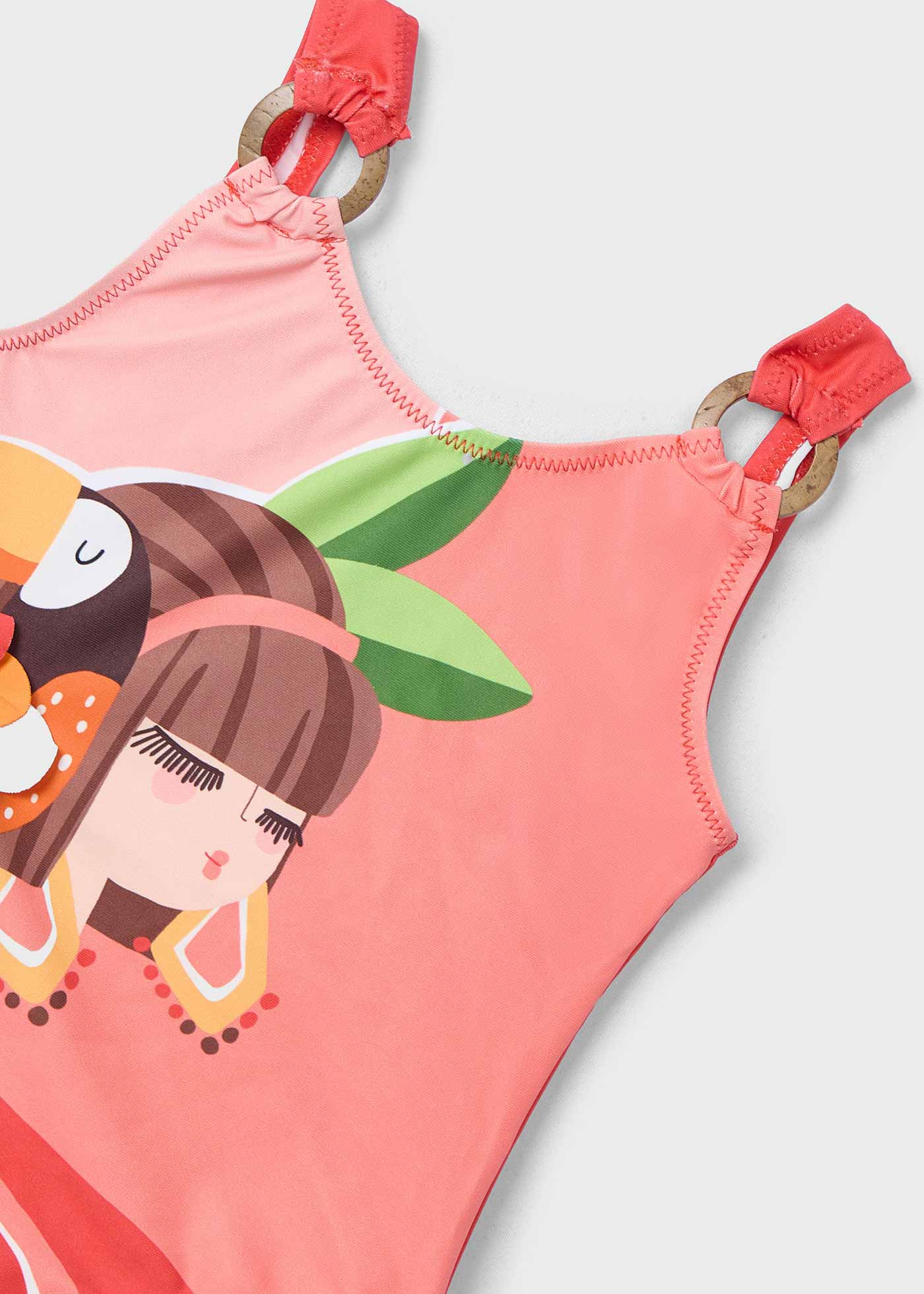 Girl print swimsuit