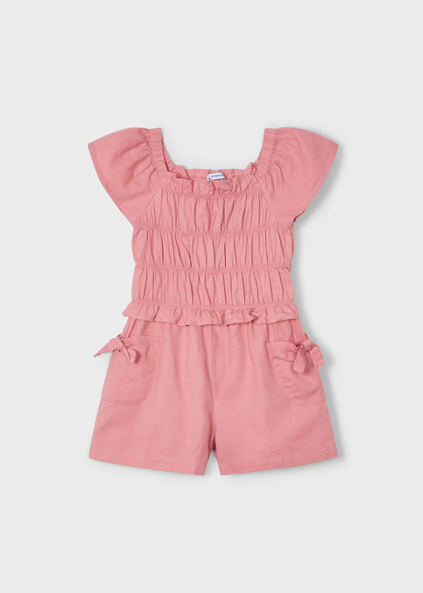 Girl Ruched Romper