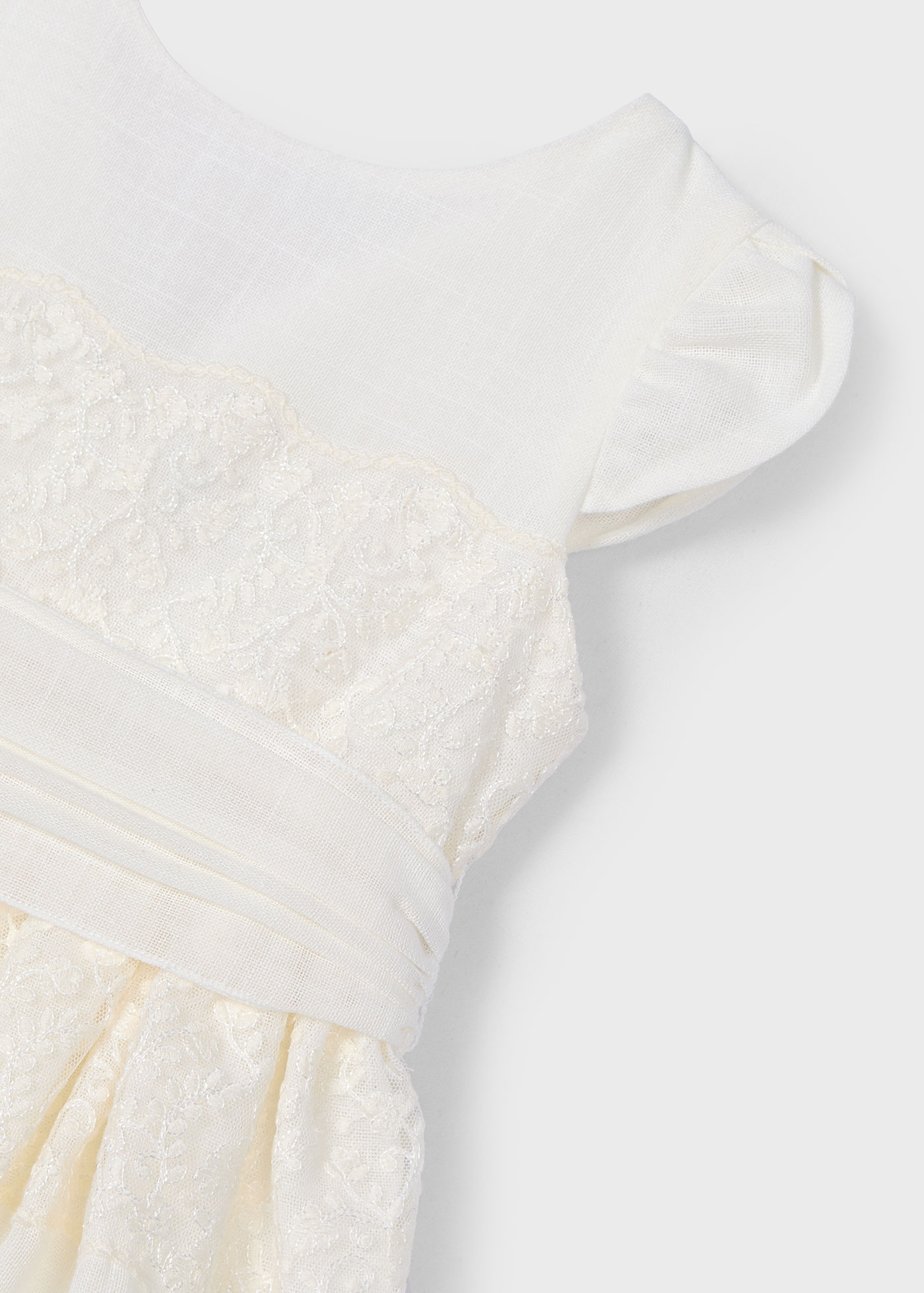 Rochie detalii dantela cu cordon fetita
