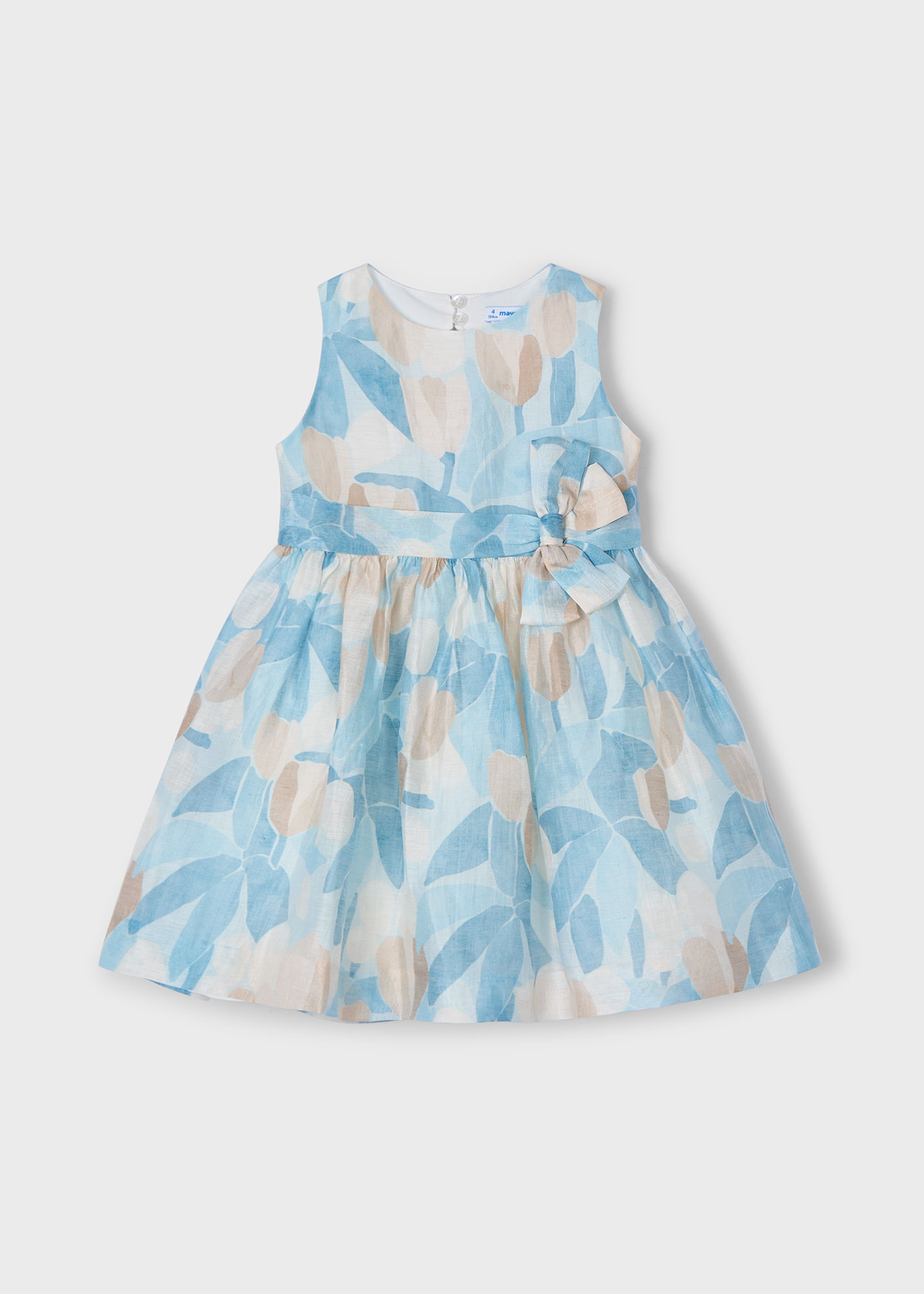 Robe imprimée fleurs fille