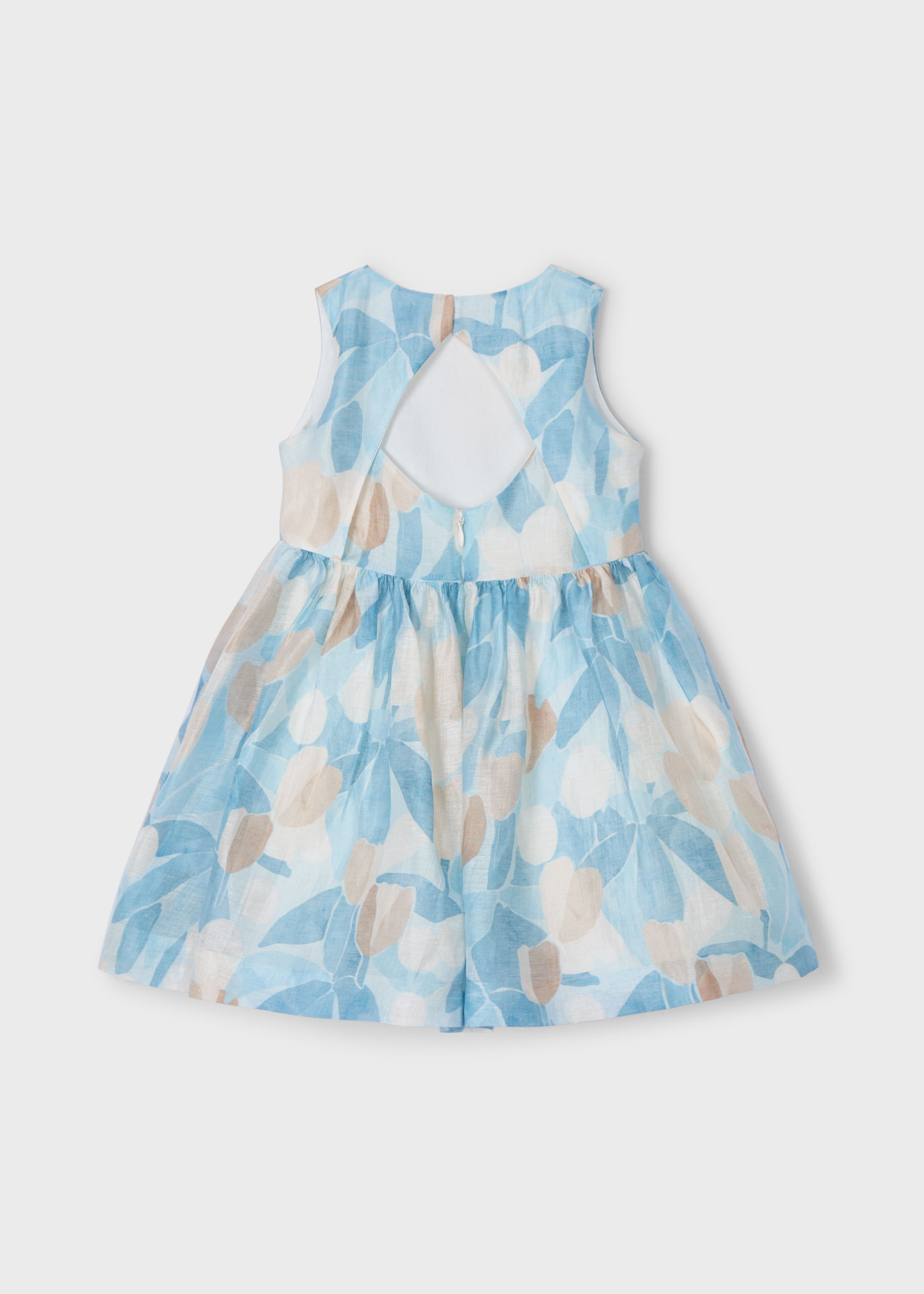 Robe imprimée fleurs fille