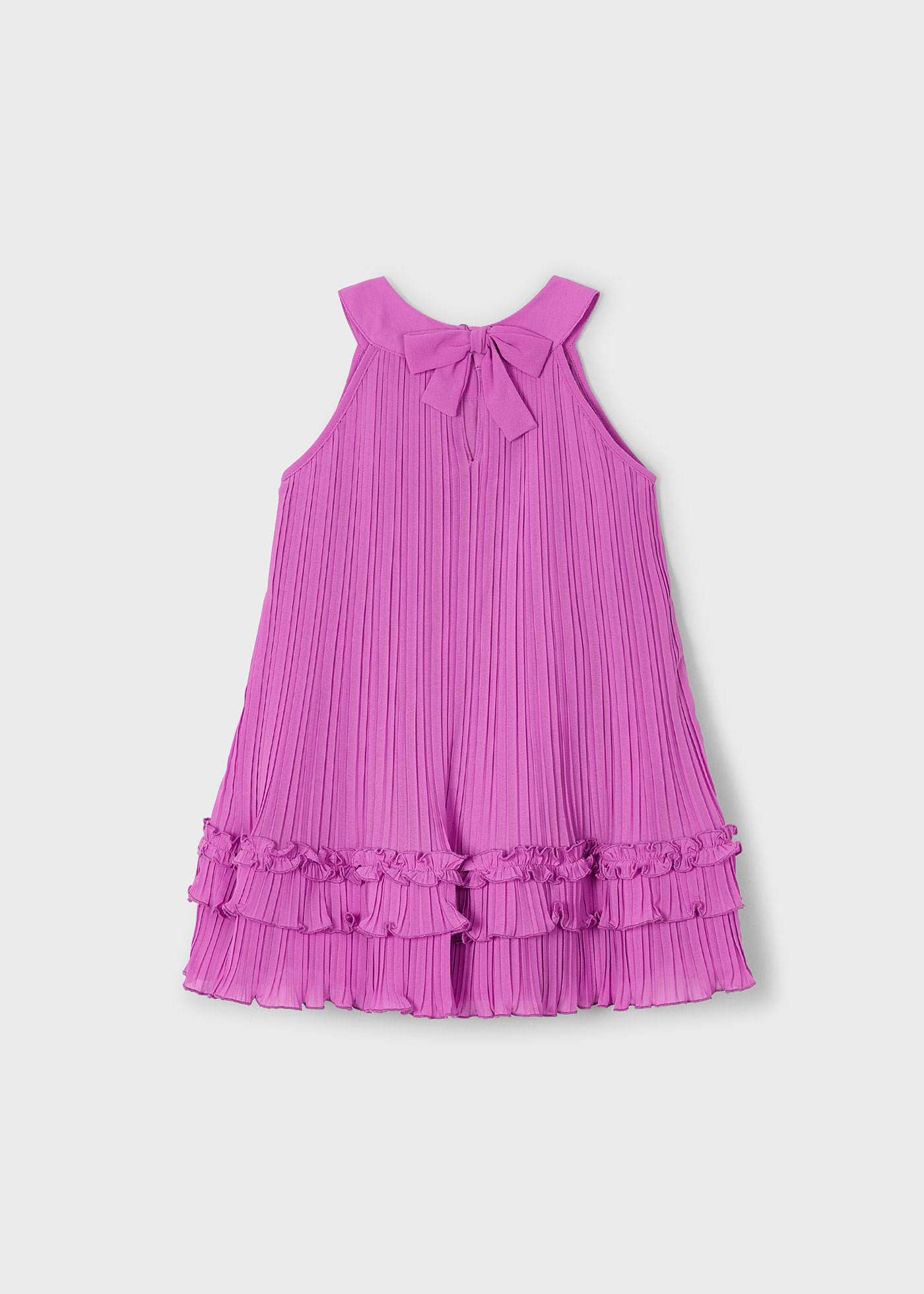 Vestido plissado menina