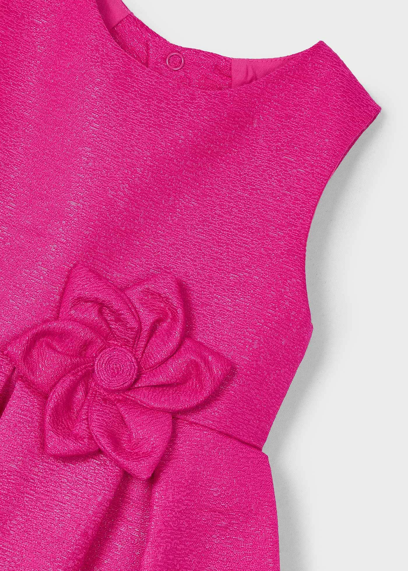 Vestito strutturato satinato bambina
