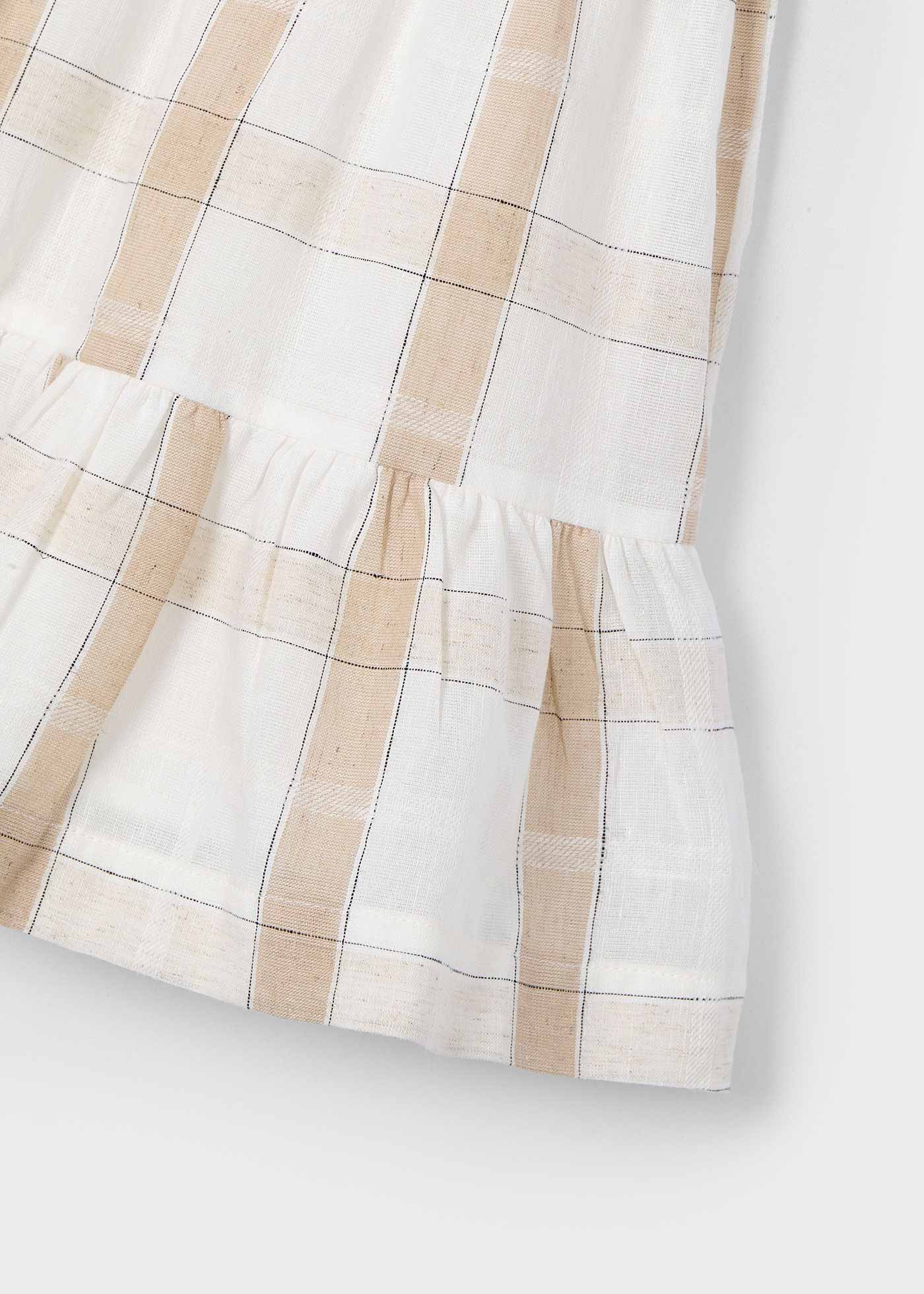 Vestido com linho menina