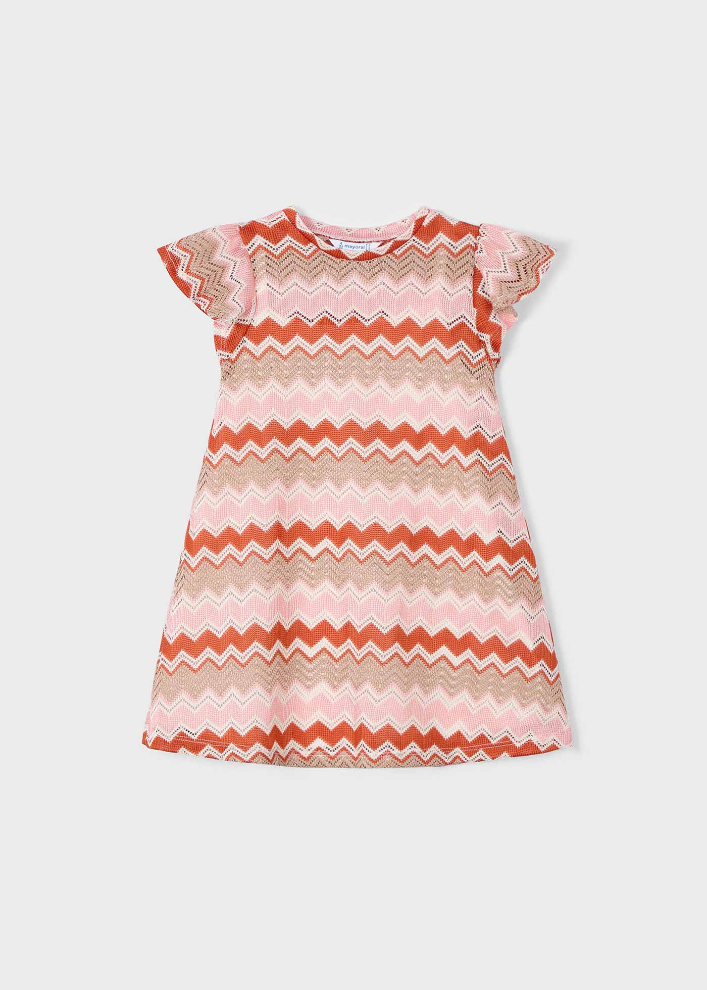 Robe zigzag fille