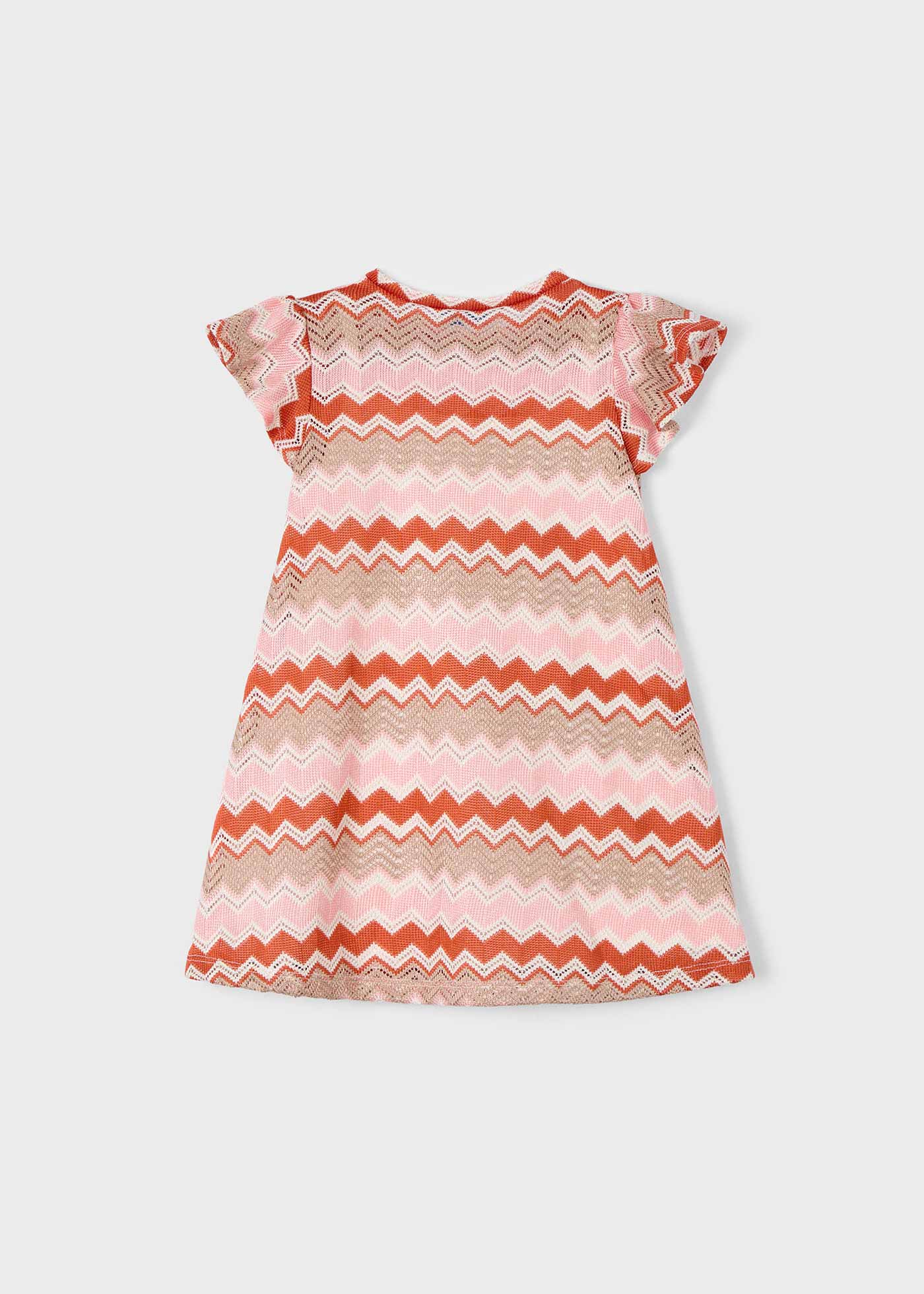 Robe zigzag fille