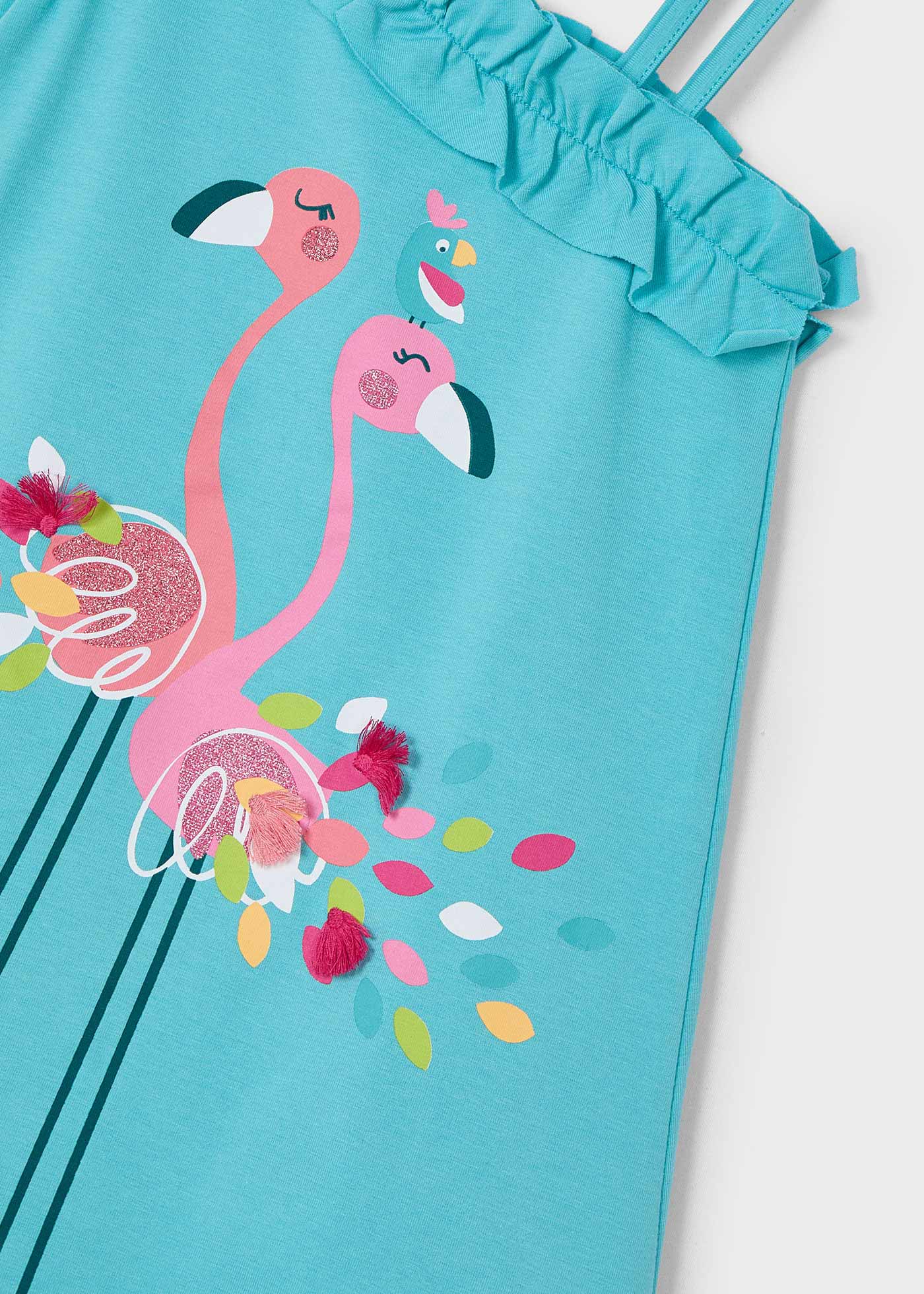 Vestito asimmetrico casual bambina