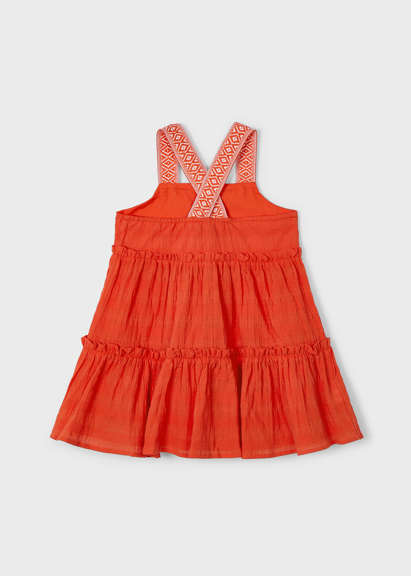 Girl Applique Strap Dress