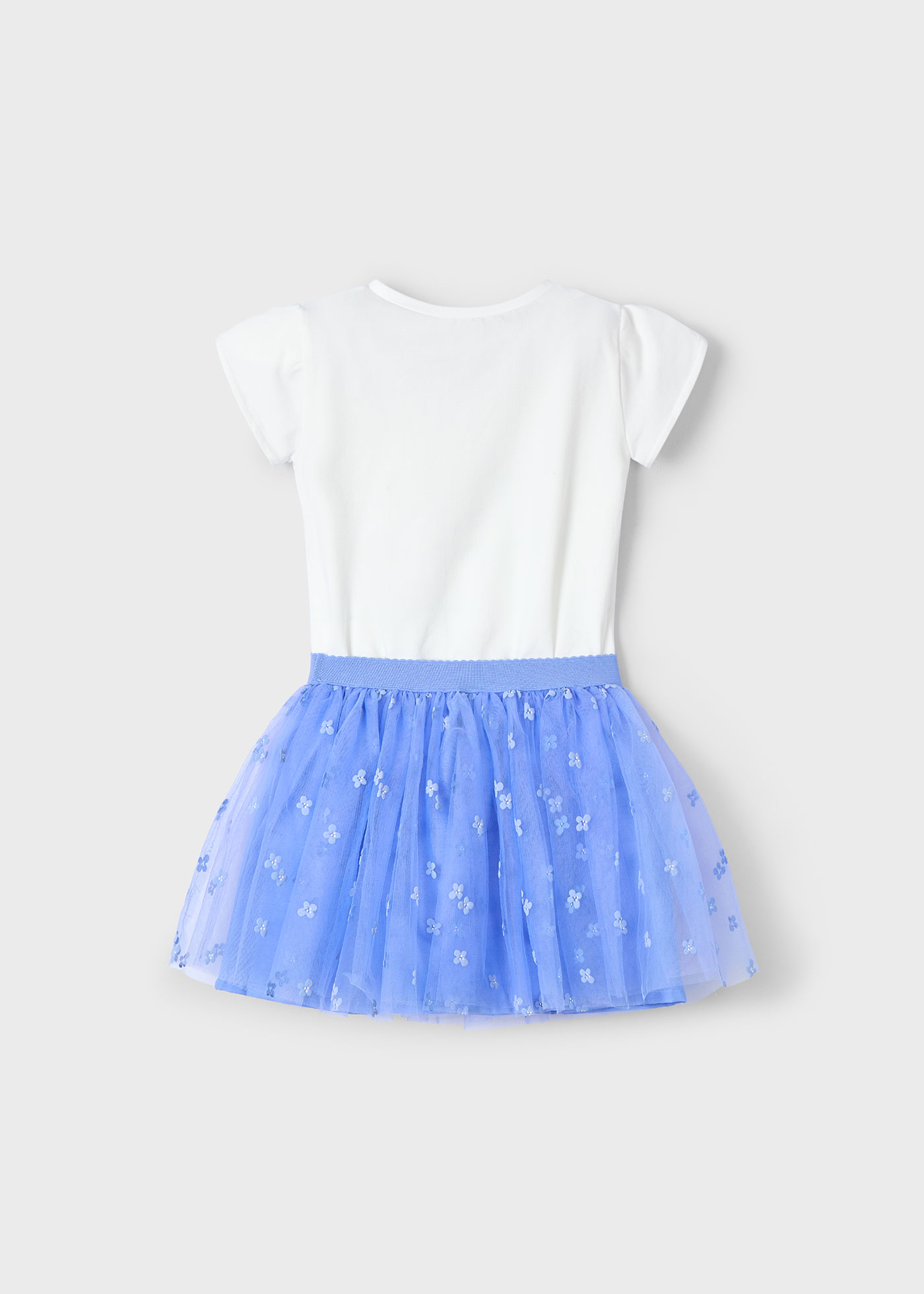 Set fusta tul si tricou fetita