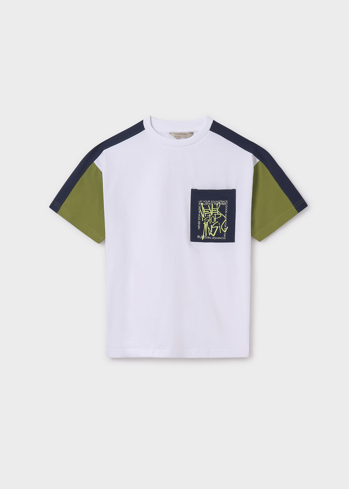 Boy block colour t-shirt