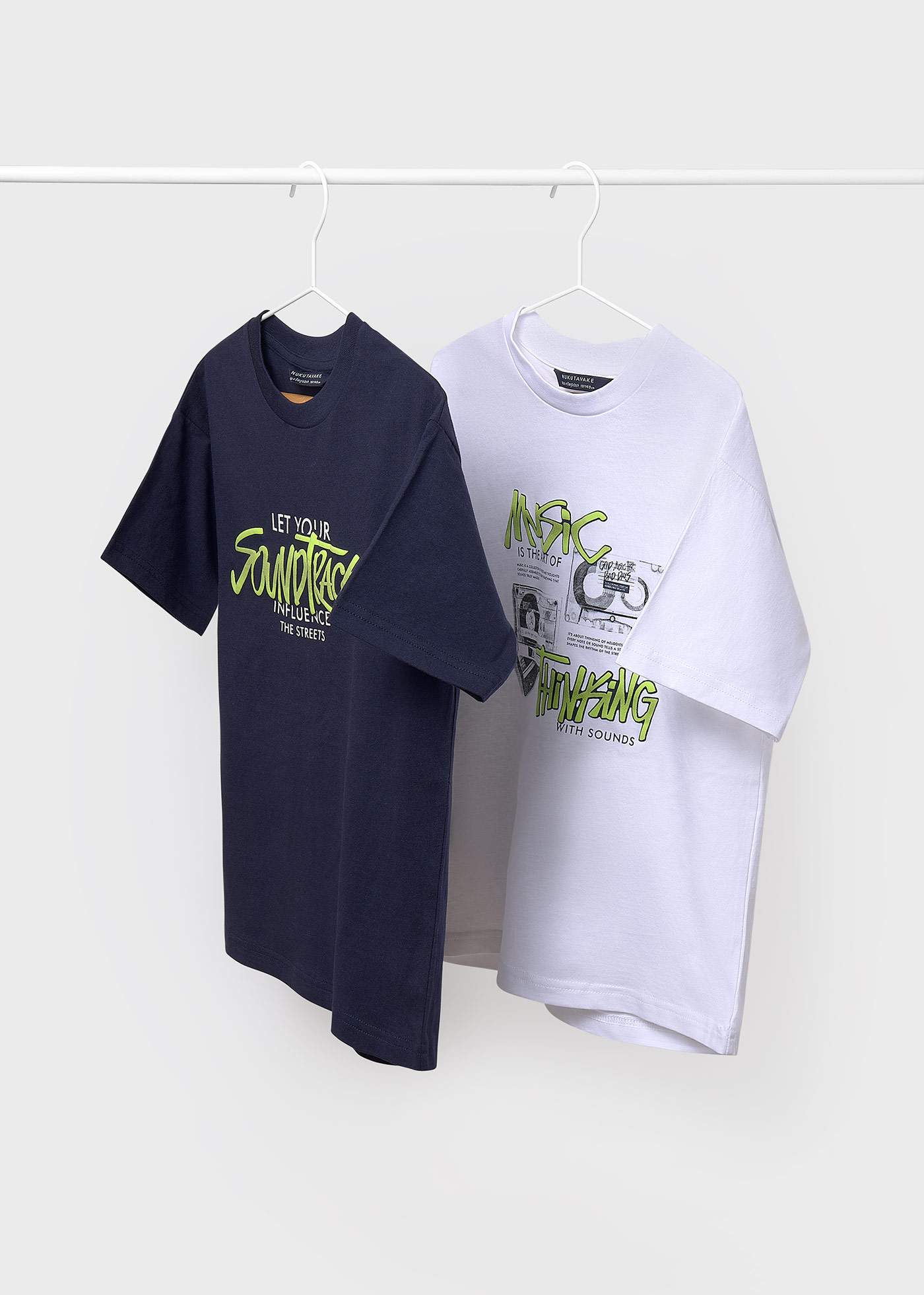 2er Set T-Shirt Graffiti Teenager Jungen