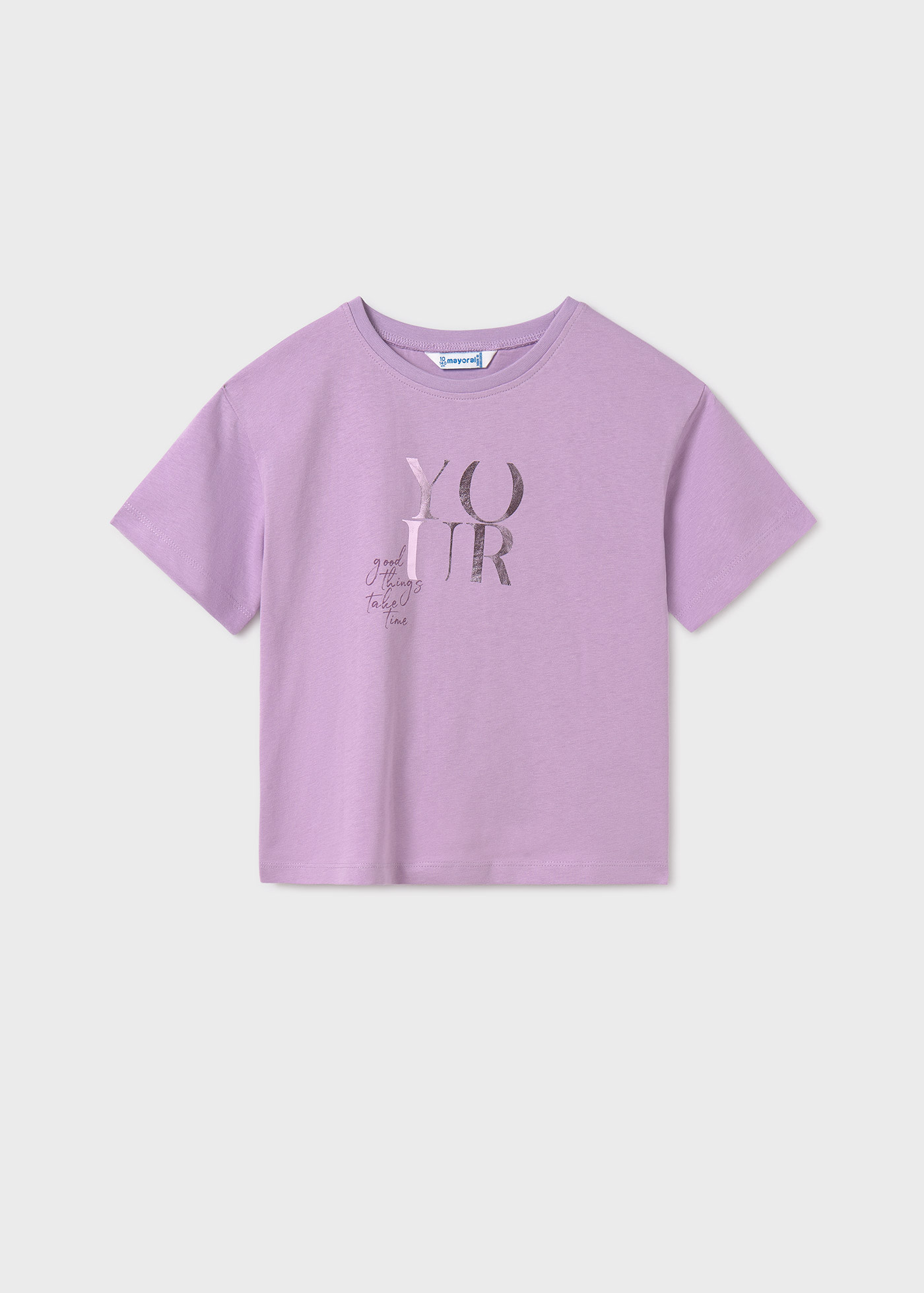 T-shirt letras rapariga