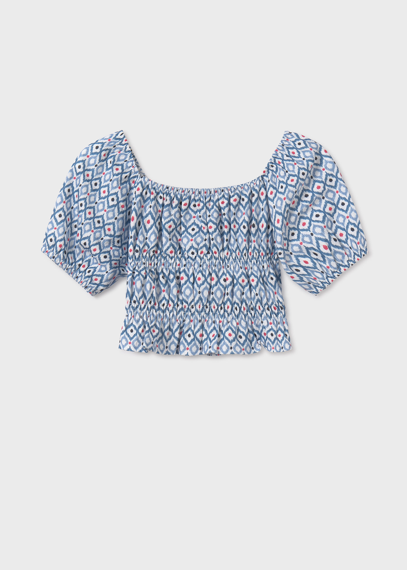 Camisola franzidos bambula rapariga