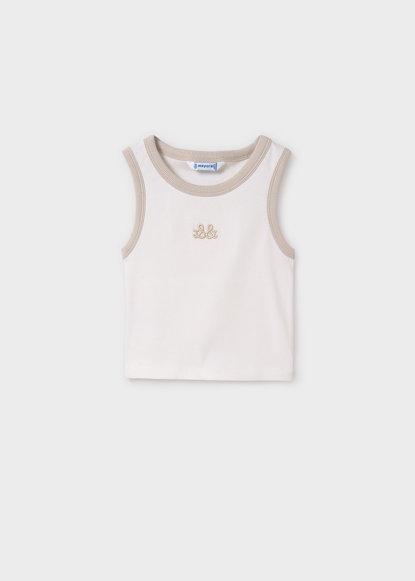 Camisola alças bordado rapariga