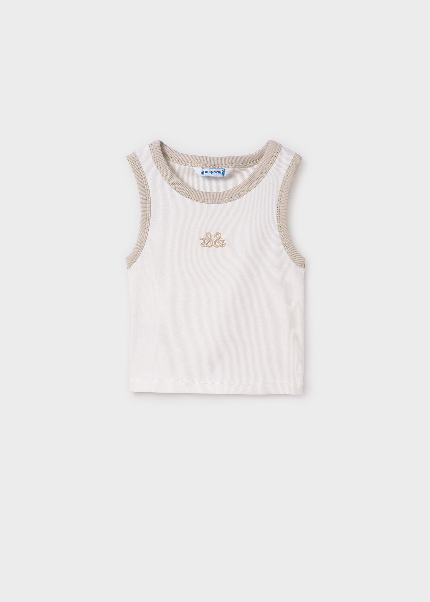 Girl Embroidered Tank Top