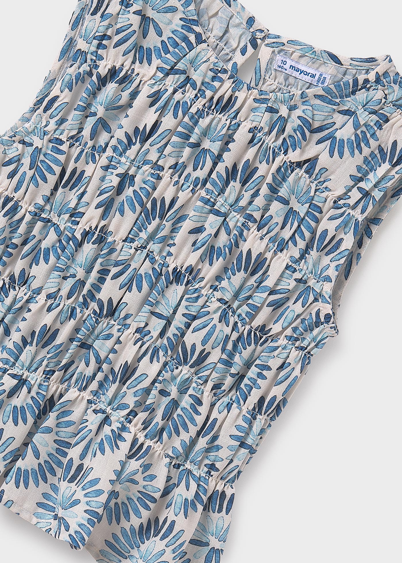 Top estampado ninho de abelha rapariga