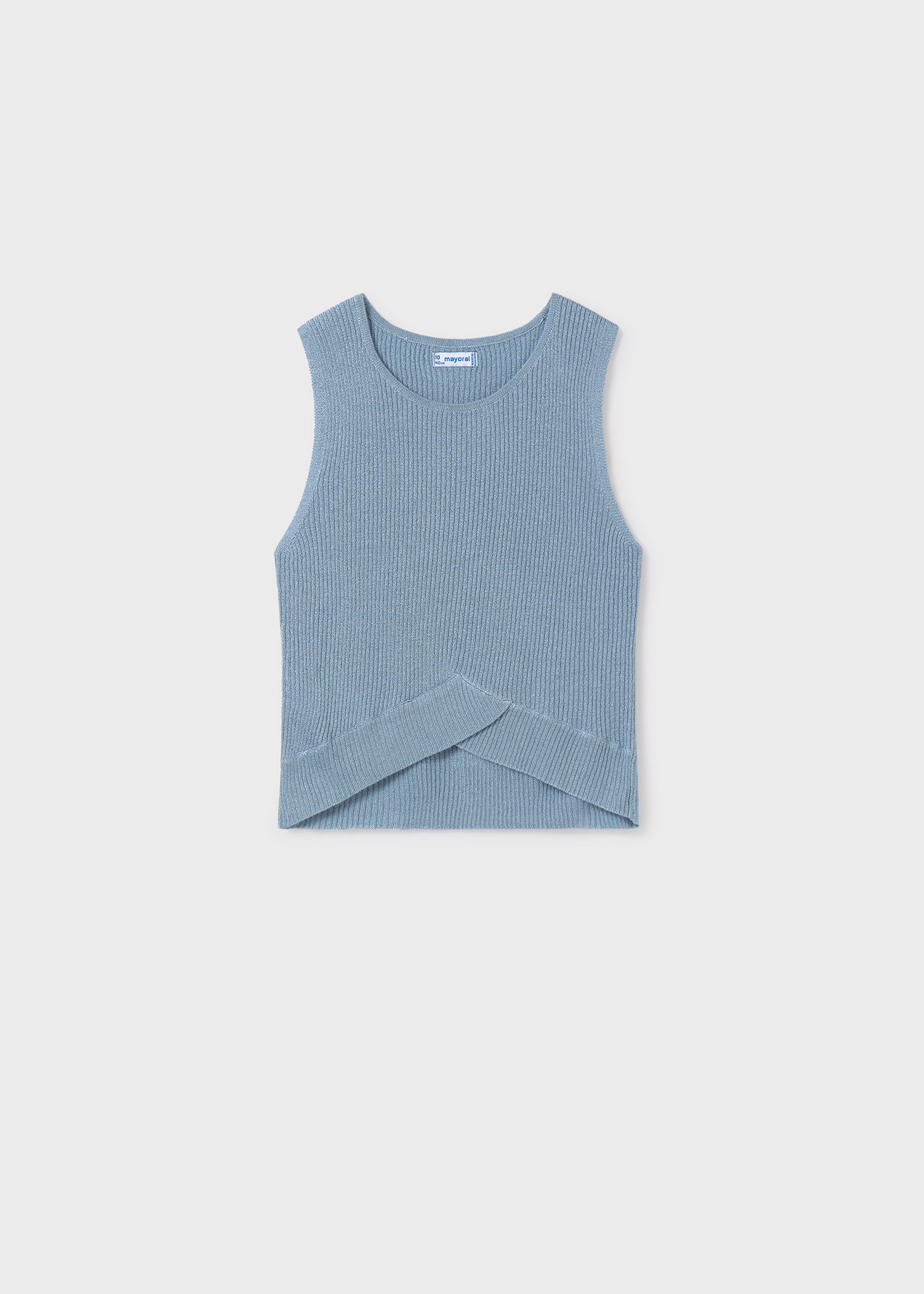 Top tricot costine ragazza
