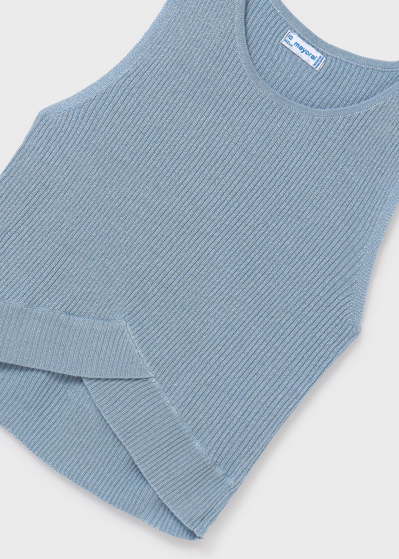 Top tricot costine ragazza