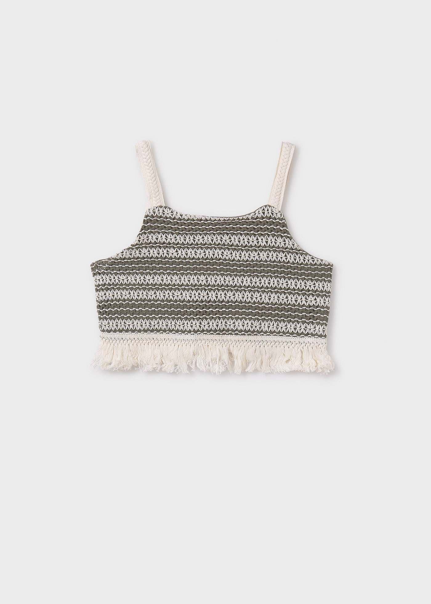 Top crochet fille