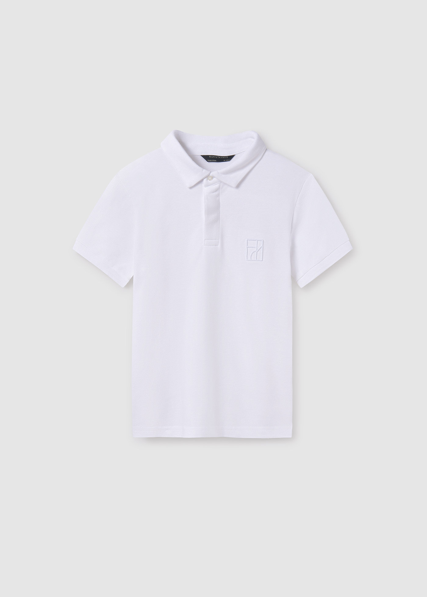 Boy embroidered polo shirt