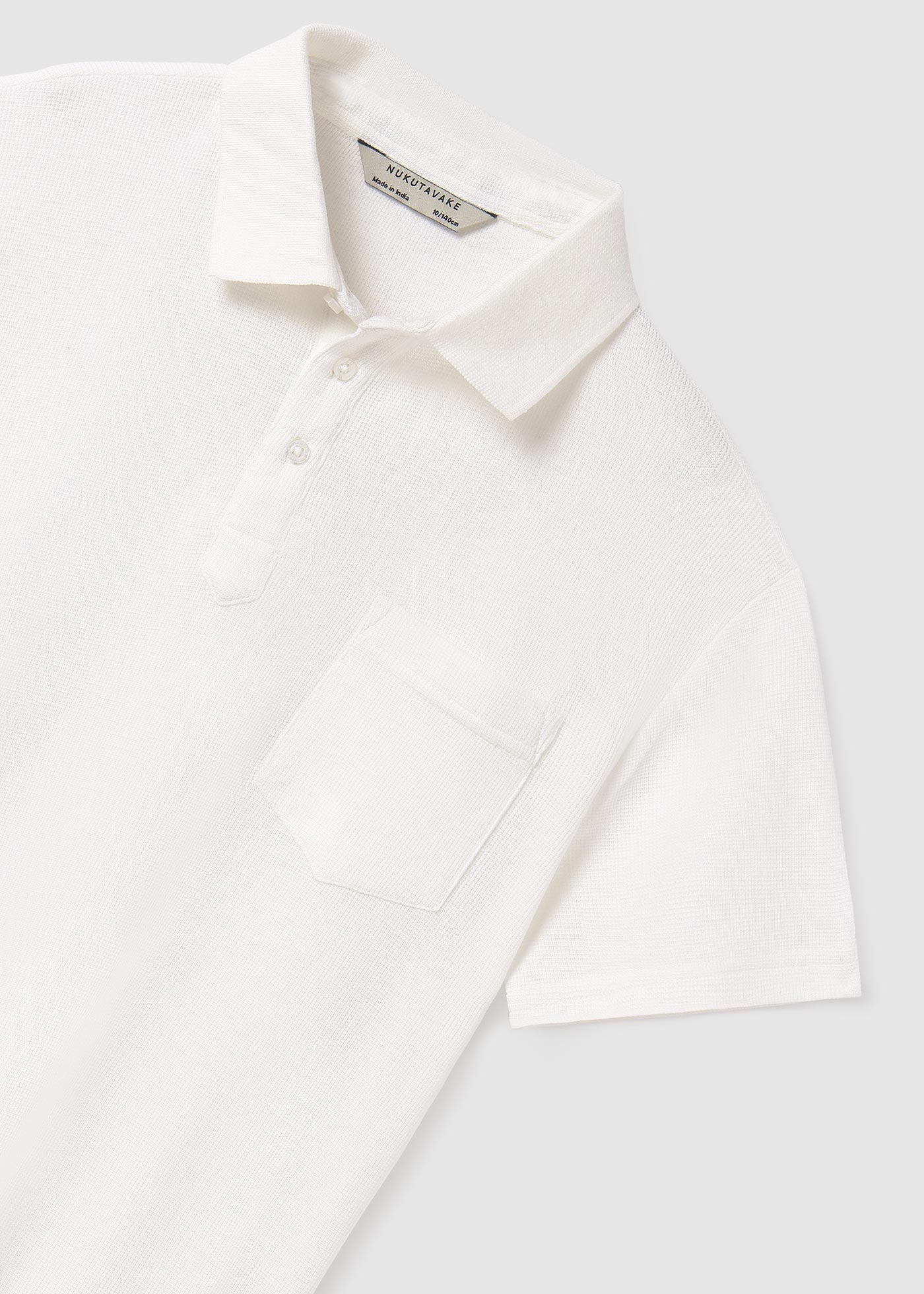 Boy structured polo shirt